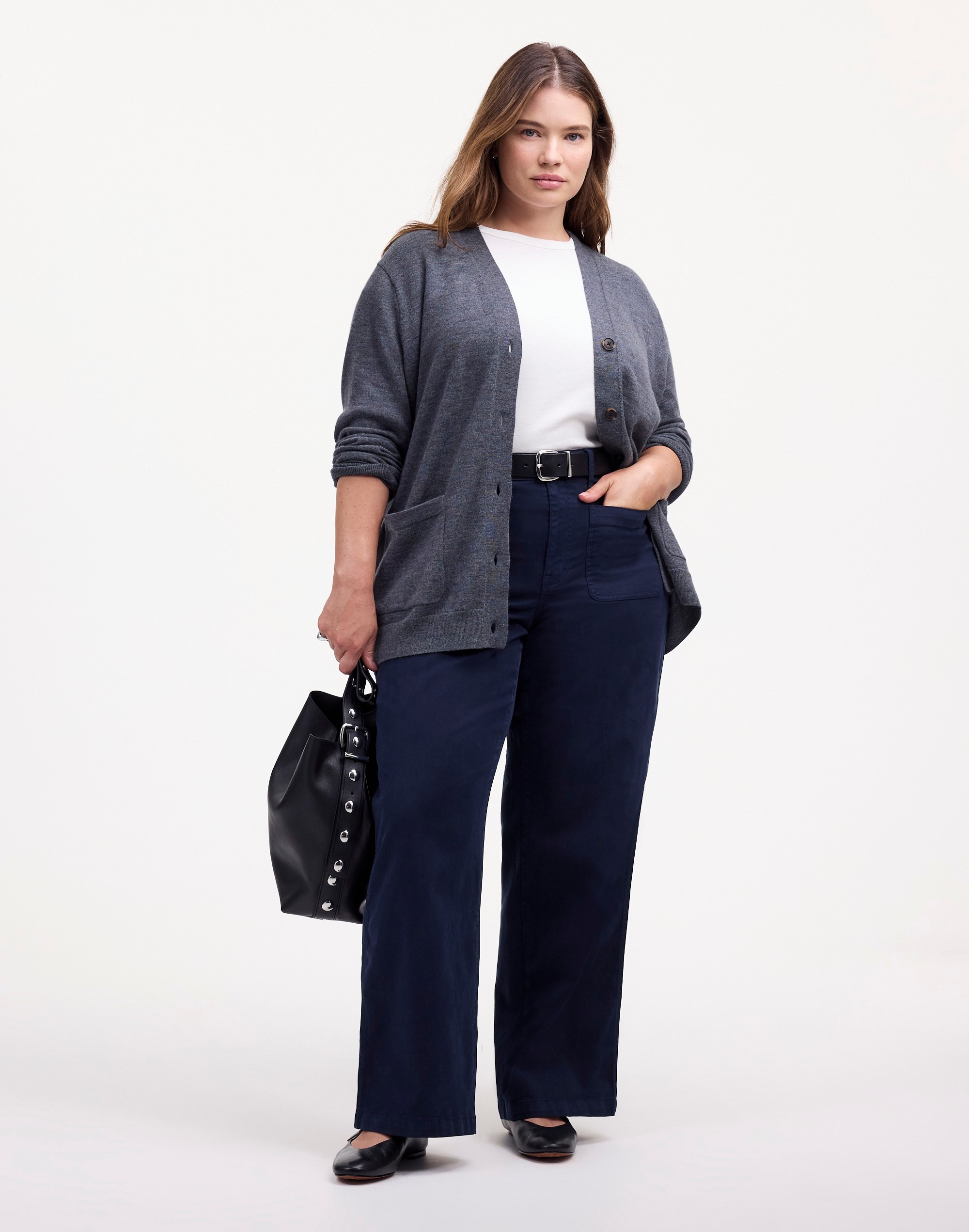 The Plus Emmett Wide-Leg Pant: Patch Pocket Edition | Madewell