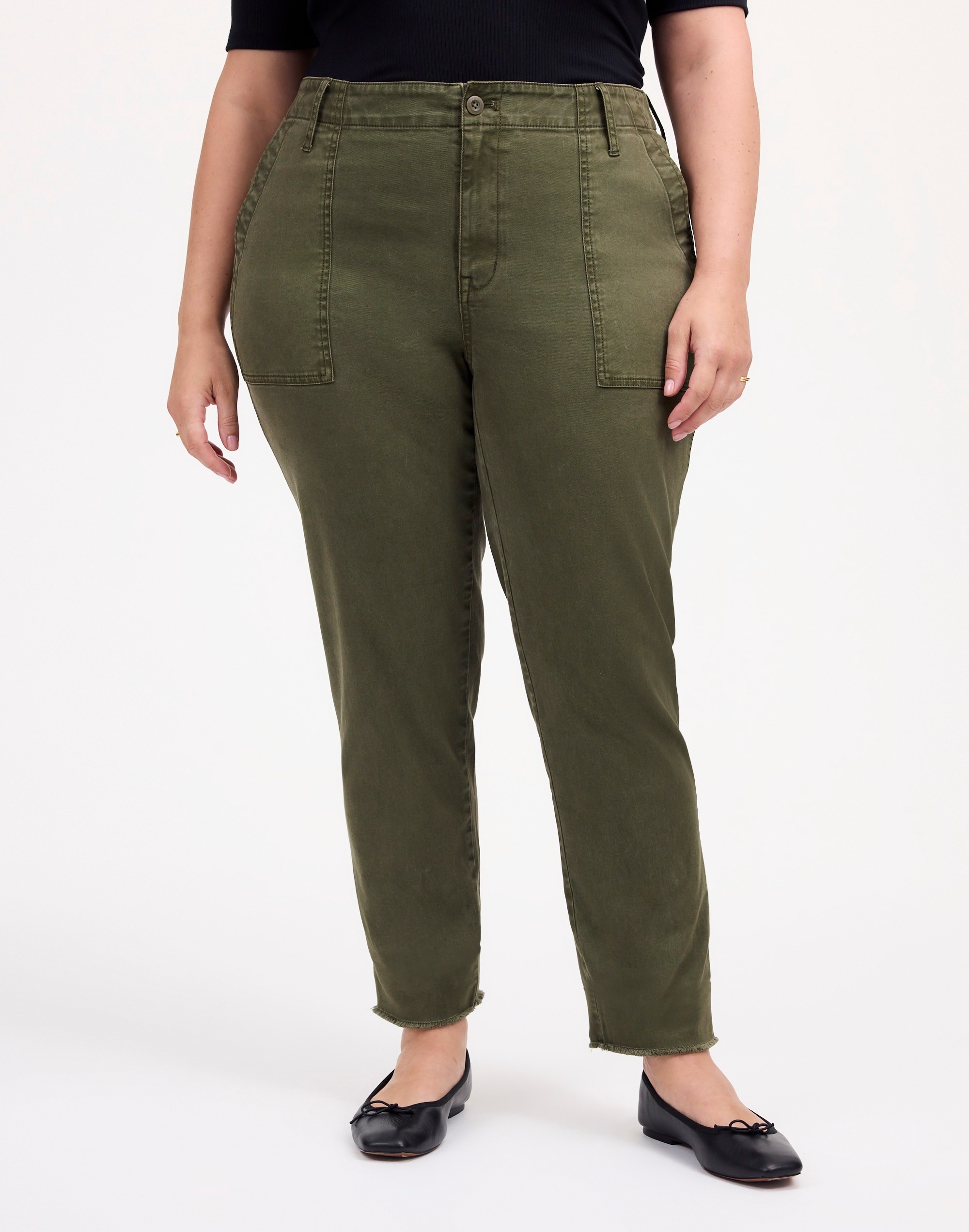 The Plus Slim Straight Trouser Pant Garment Dye | Madewell