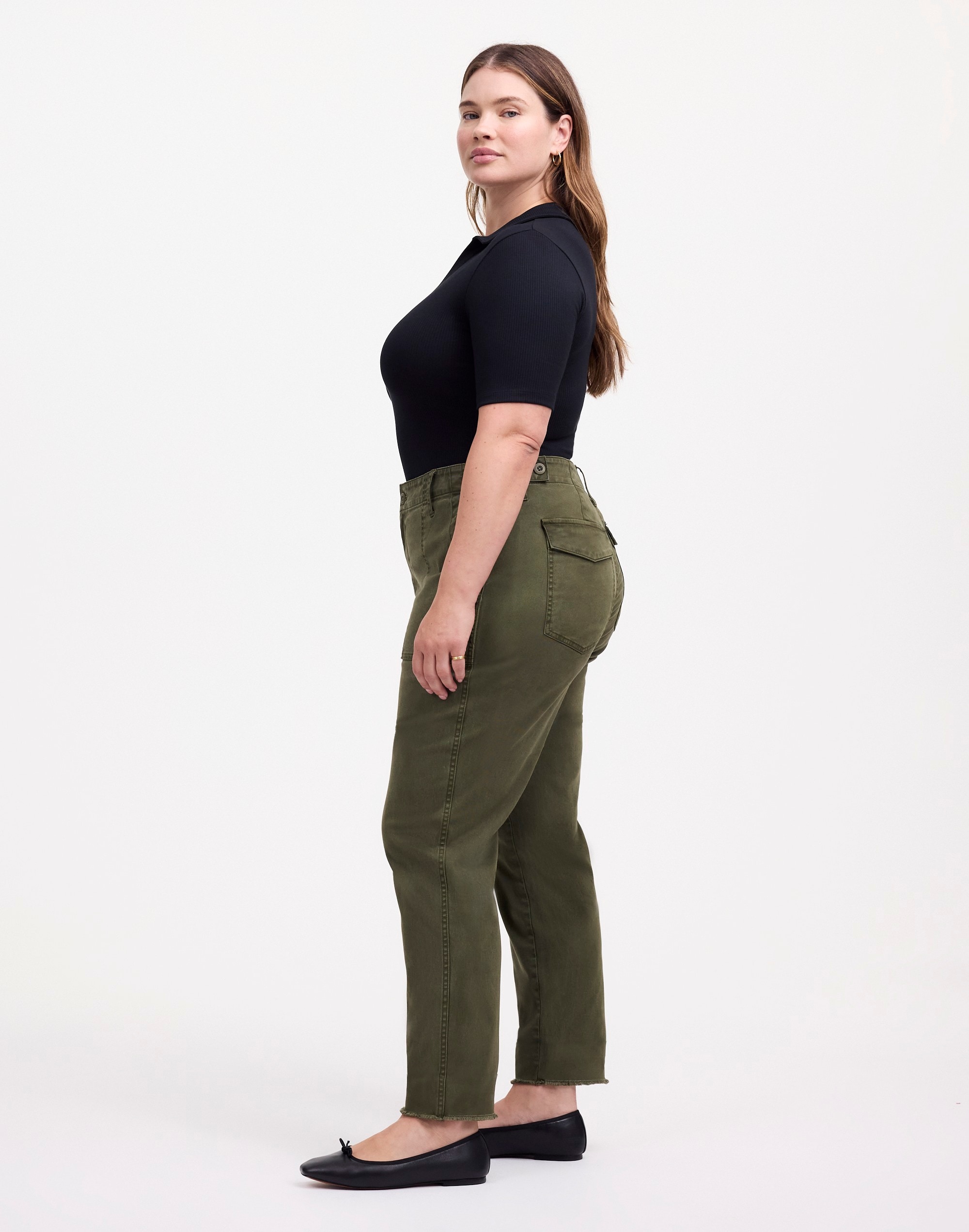 The Plus Slim Straight Trouser Pant Garment Dye | Madewell