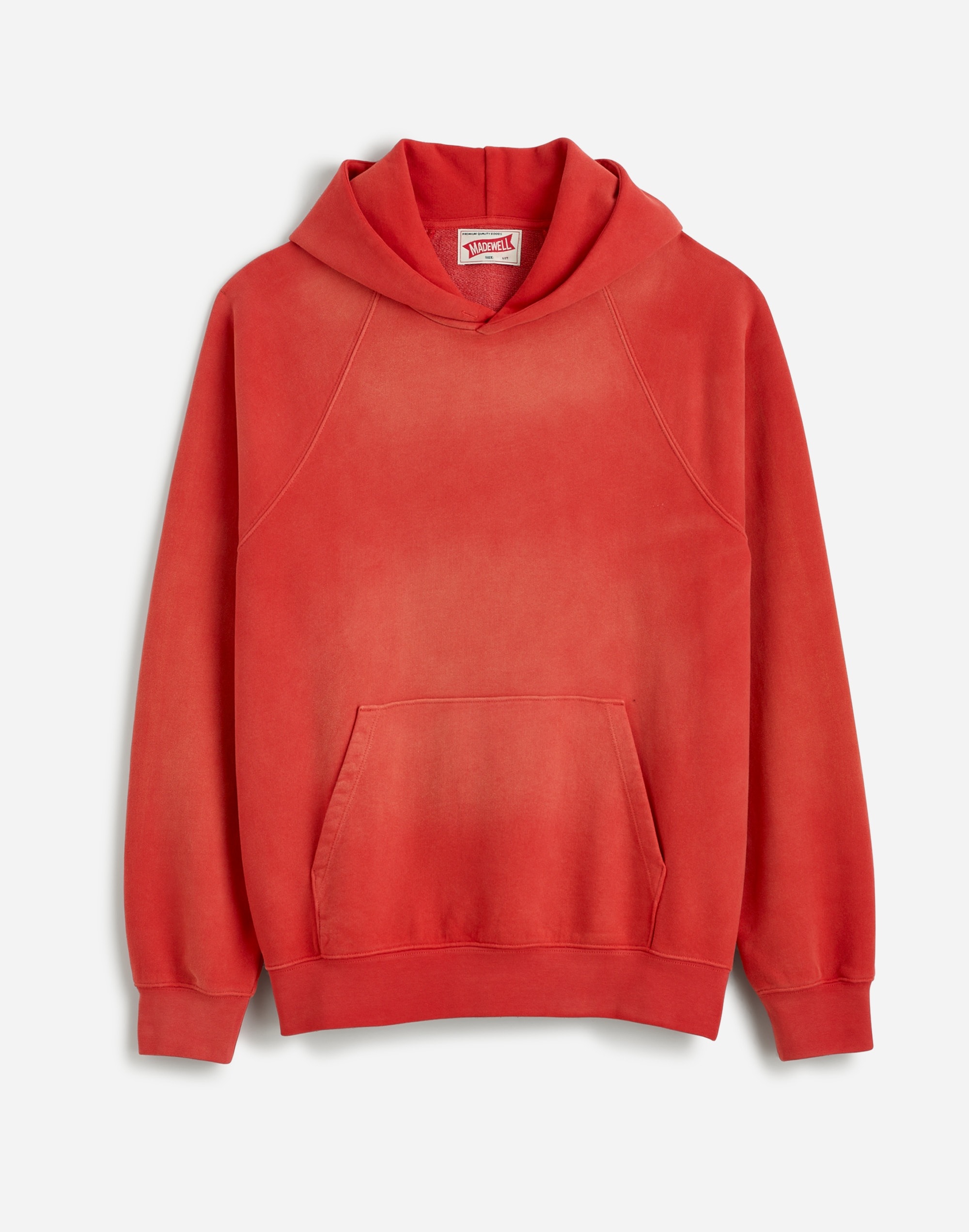 The McCarren Midweight Raglan-Sleeve Hoodie Sweatshirt | Madewell