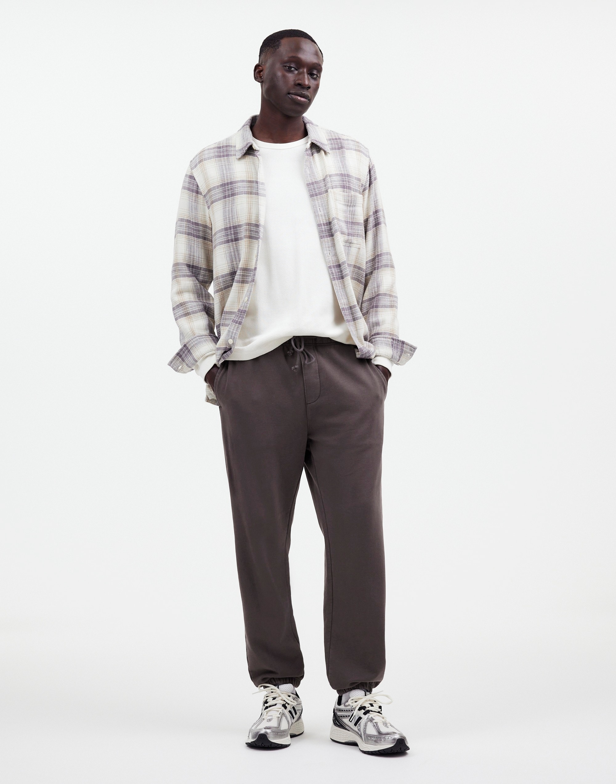 Mw The Mccarren Midweight Cinched Sweatpant In Gray