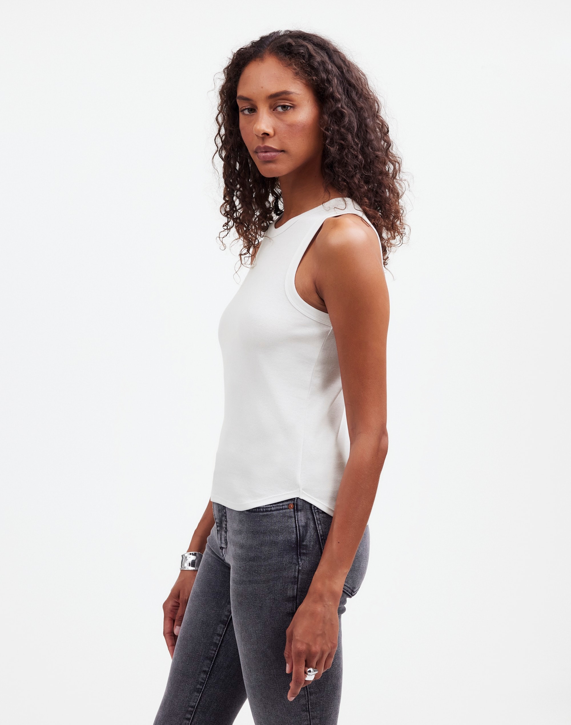 Ribbed Cutaway Tank | Madewell