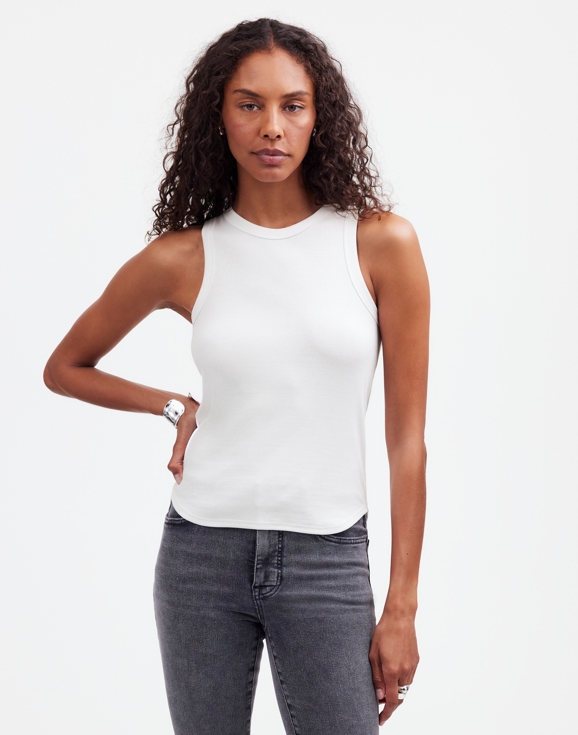 Ribbed Cutaway Tank | Madewell