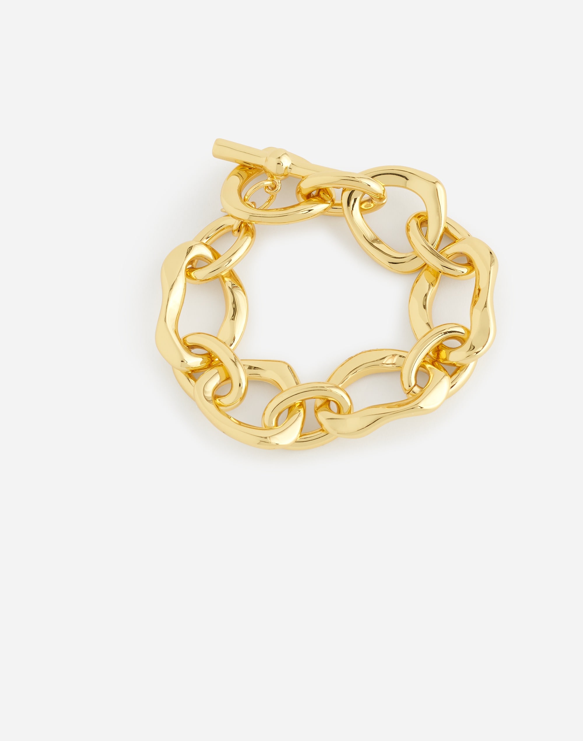 Mw Chunky Toggle Bracelet In Gold