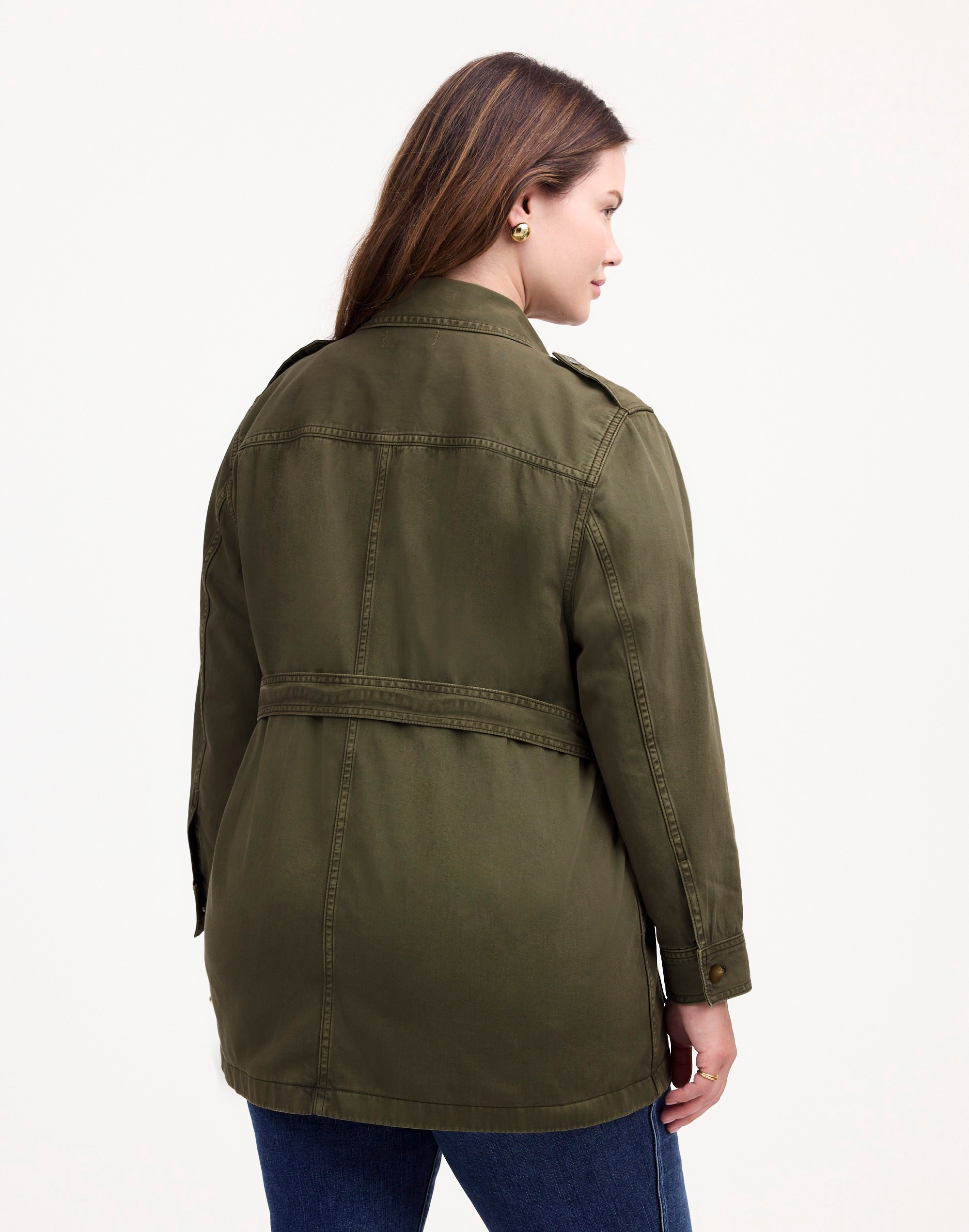 Plus Chino Safari Jacket Faded Ivy | Madewell