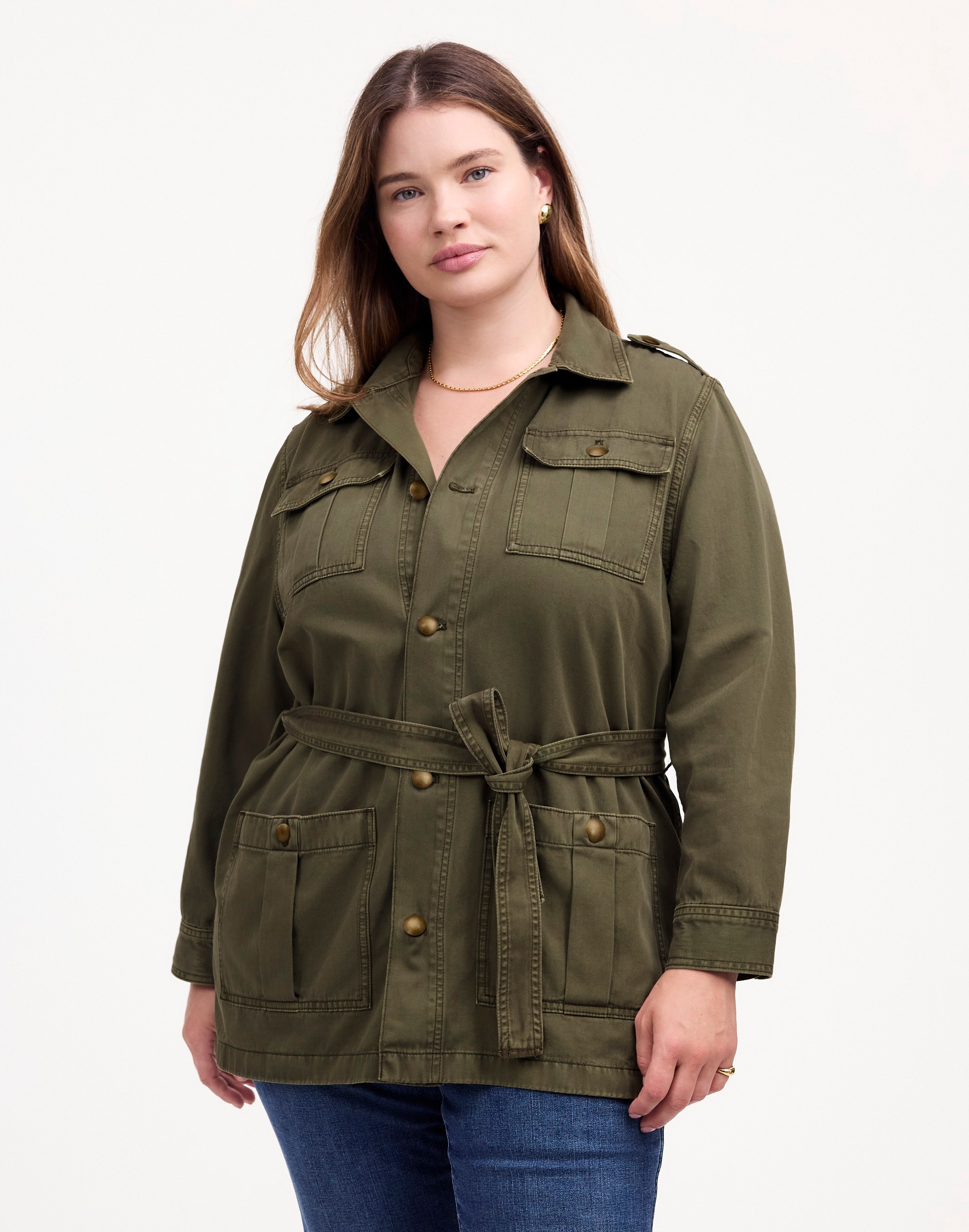 Plus Chino Safari Jacket Faded Ivy | Madewell