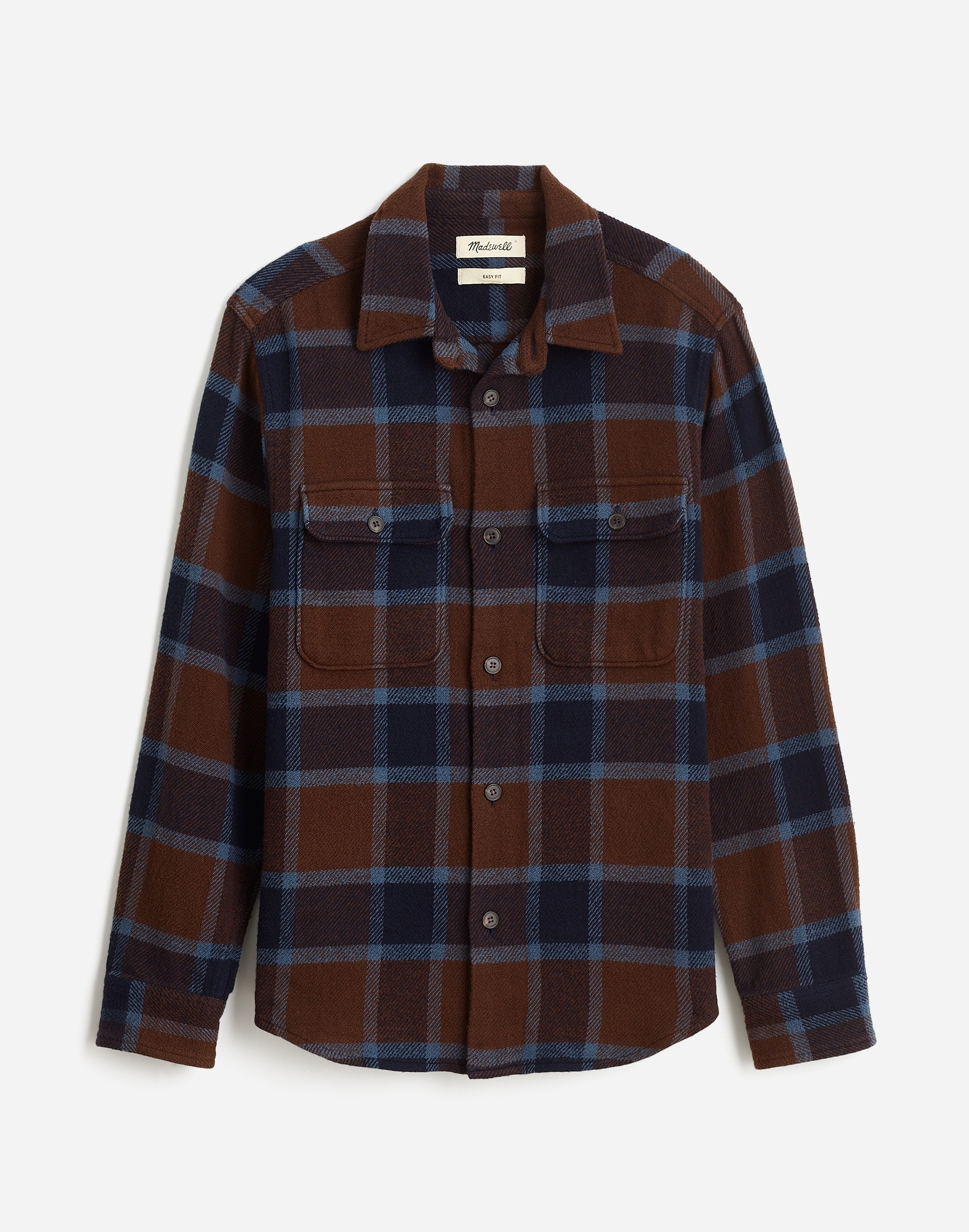 Easy Shirt-Jacket in Broken Plaid Twill | Madewell