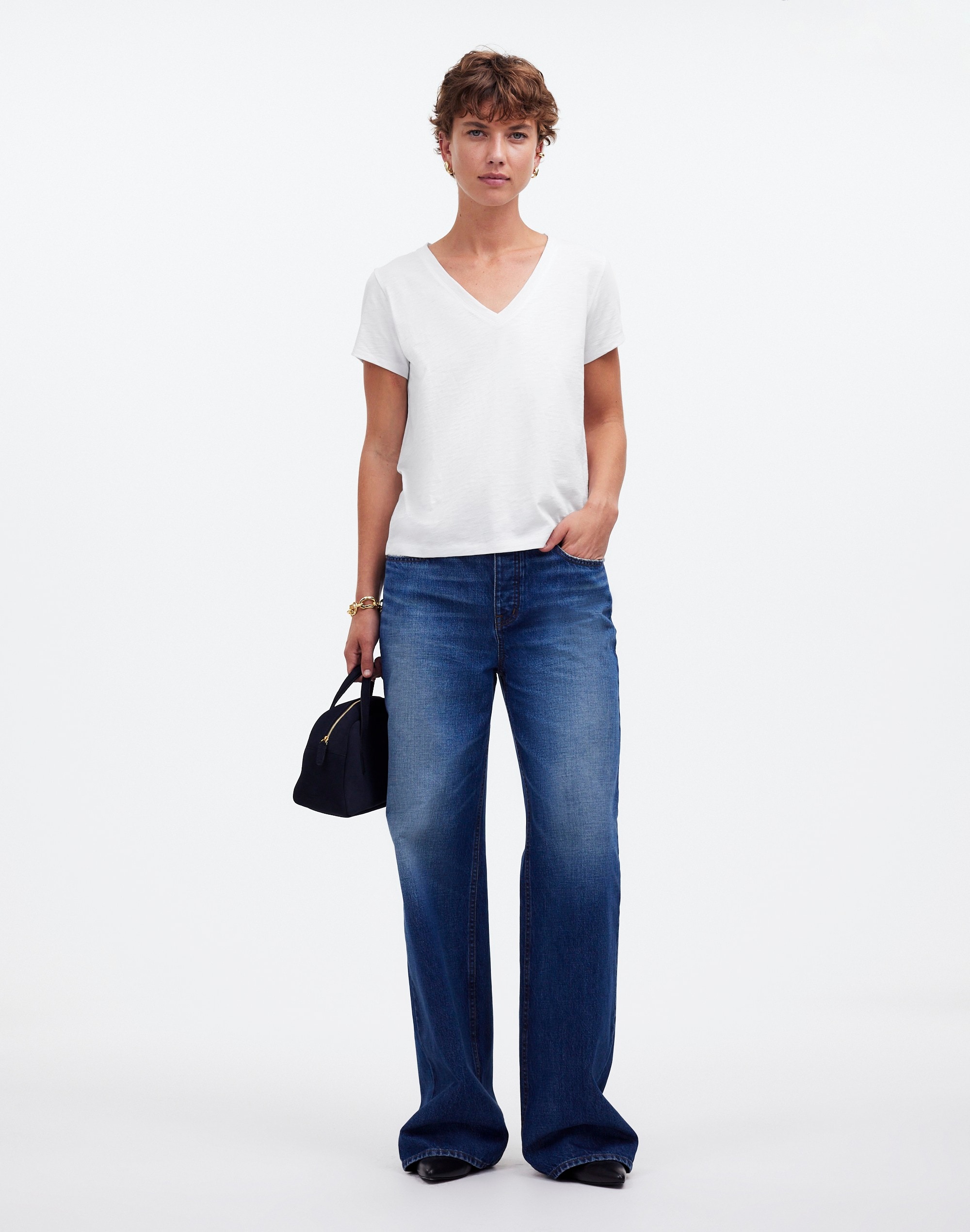 Relaxed V-Neck Tee | Madewell