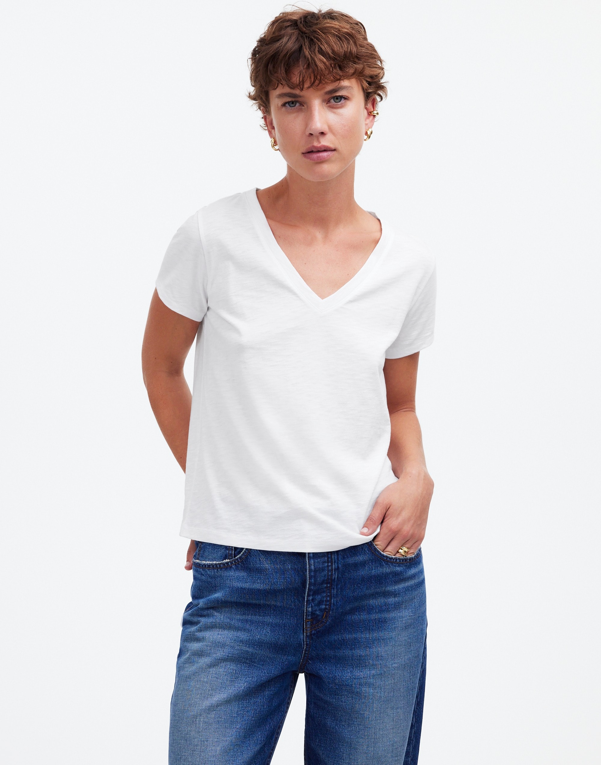 Relaxed V-Neck Tee | Madewell