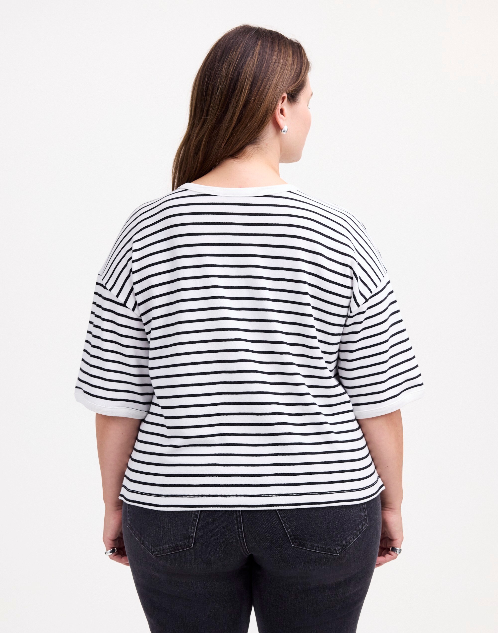 Plus Relaxed Boxy Tee in Stripe | Madewell