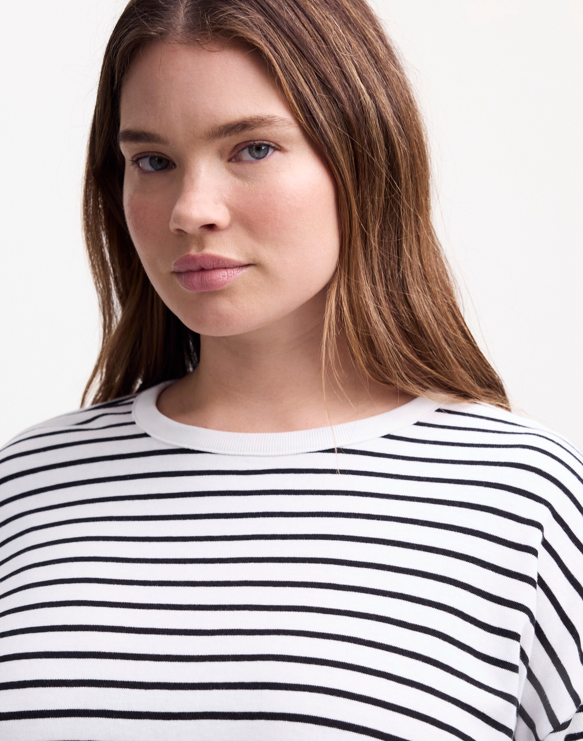 Plus Relaxed Boxy Tee in Stripe | Madewell