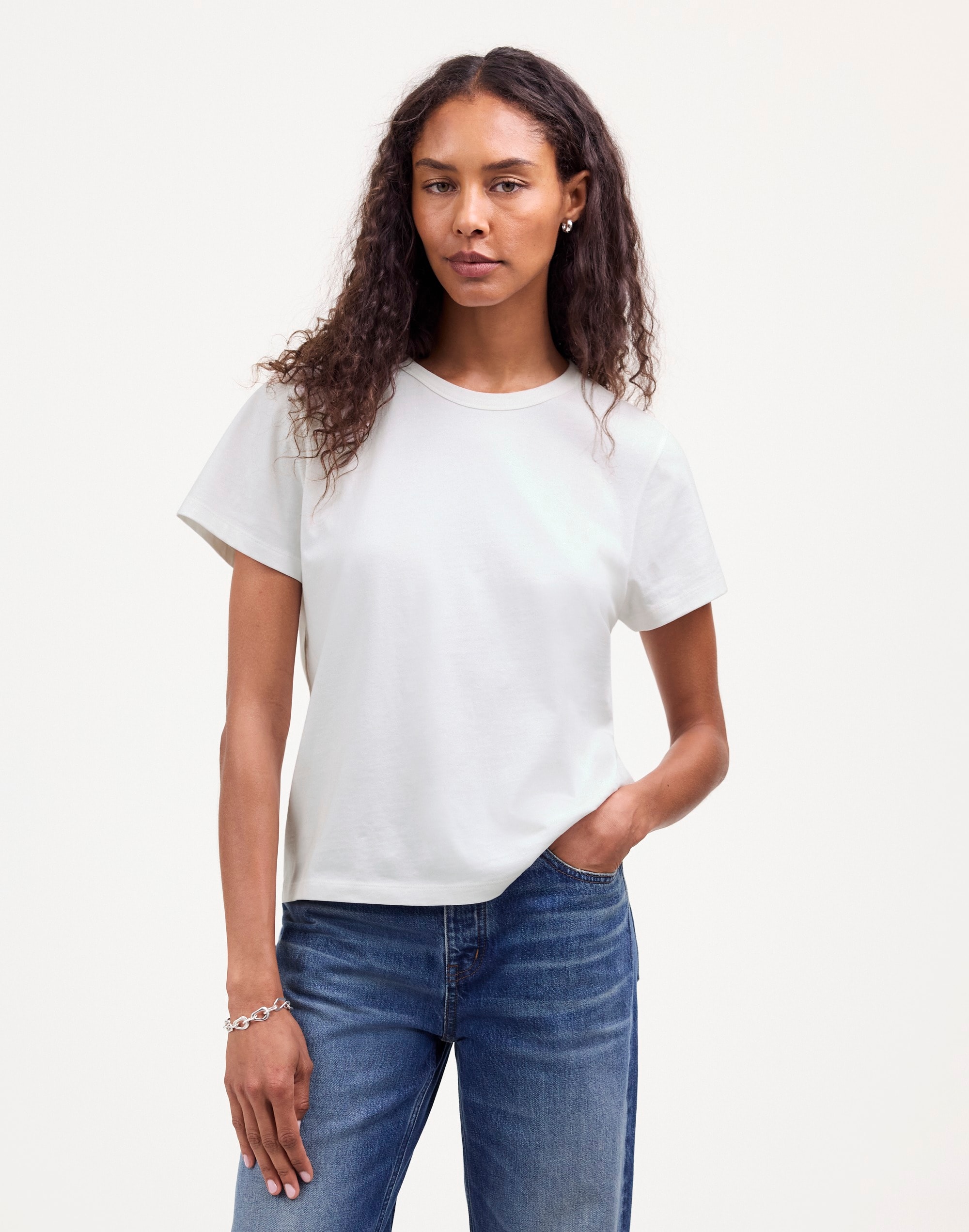 Cotton Perfect Crewneck Tee | Madewell