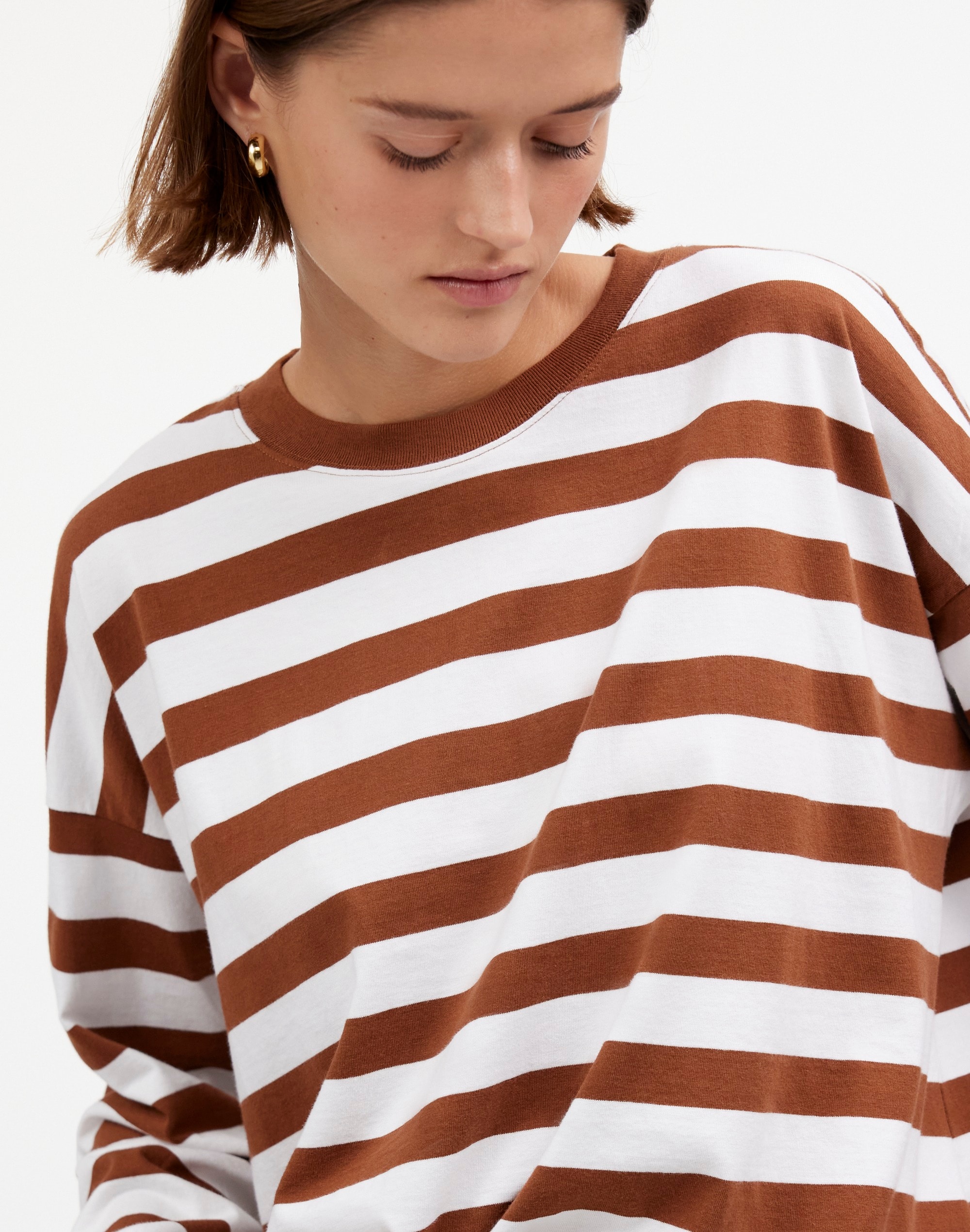 Oversized Long-Sleeve Crewneck Tee | Madewell