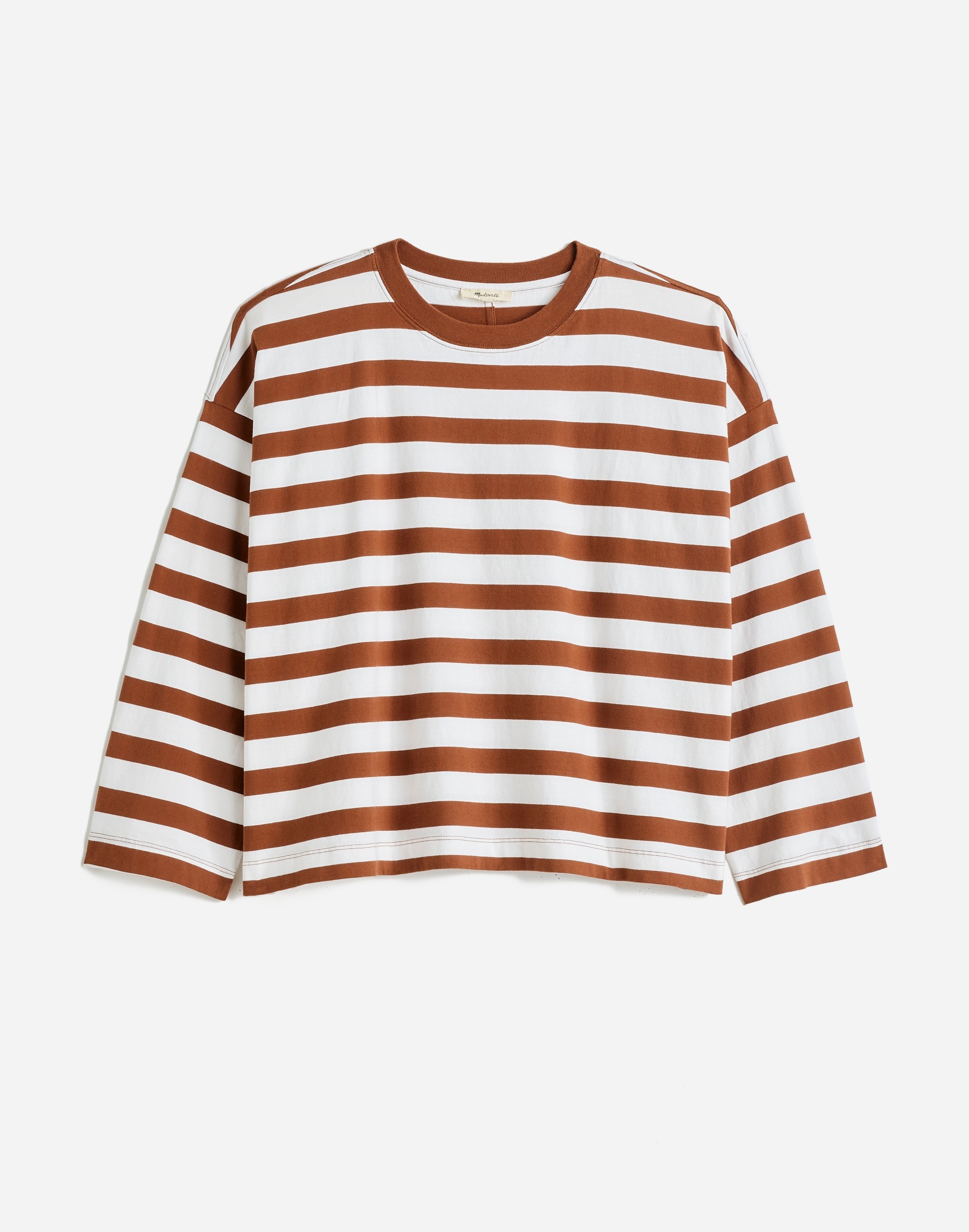 Oversized Long-Sleeve Crewneck Tee | Madewell