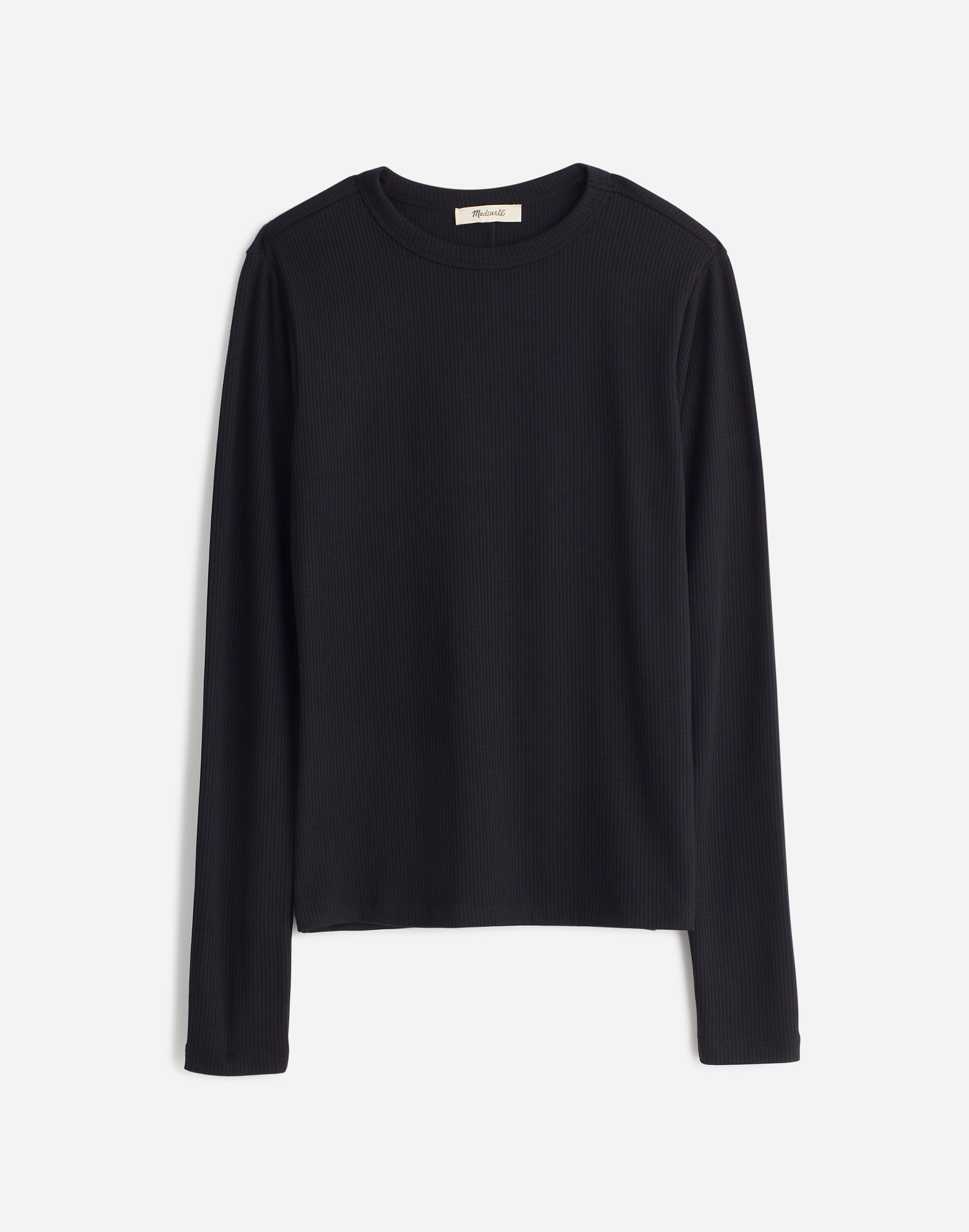 Drapey Rib Long-Sleeve Tee | Madewell