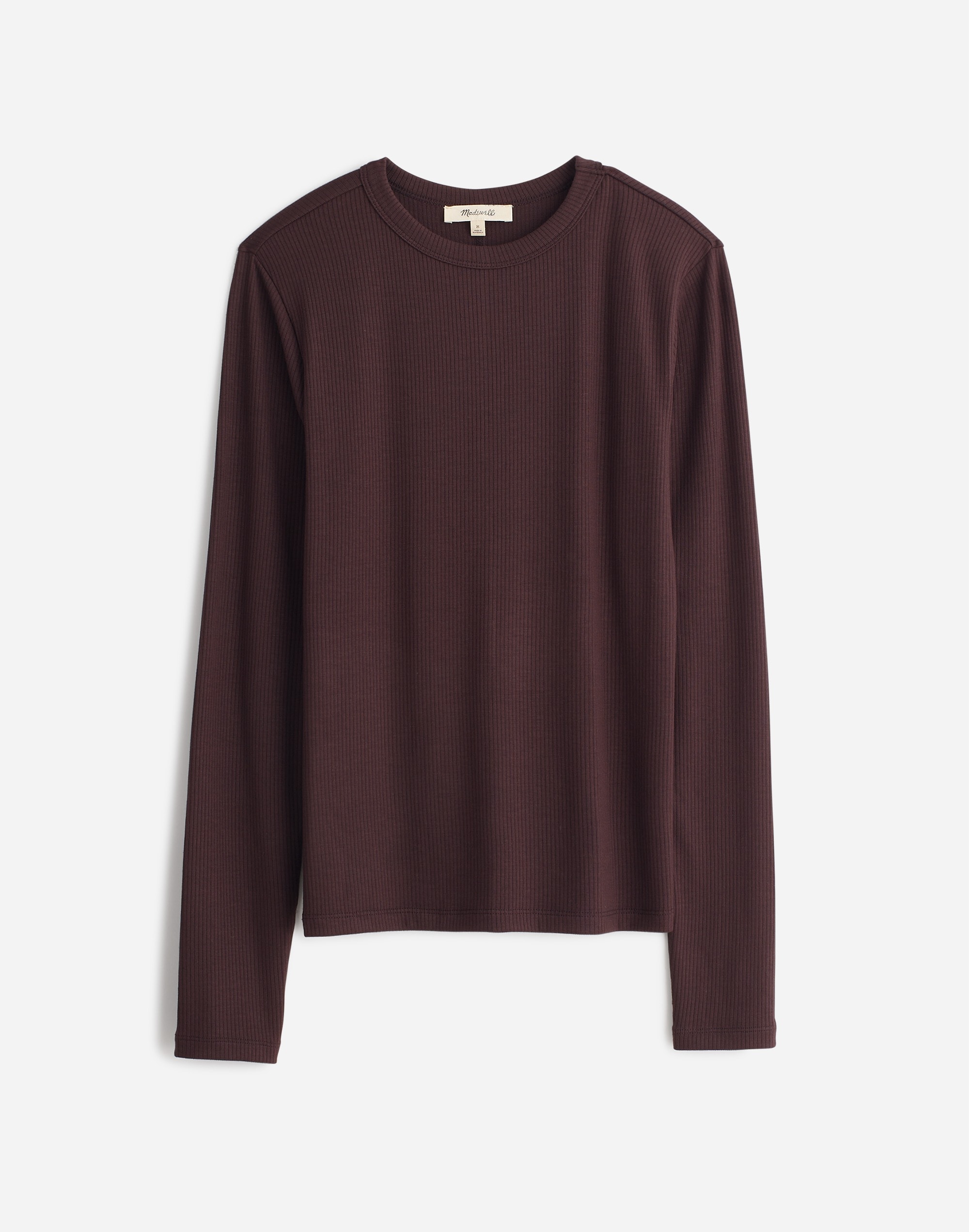 Drapey Rib Long-Sleeve Tee | Madewell