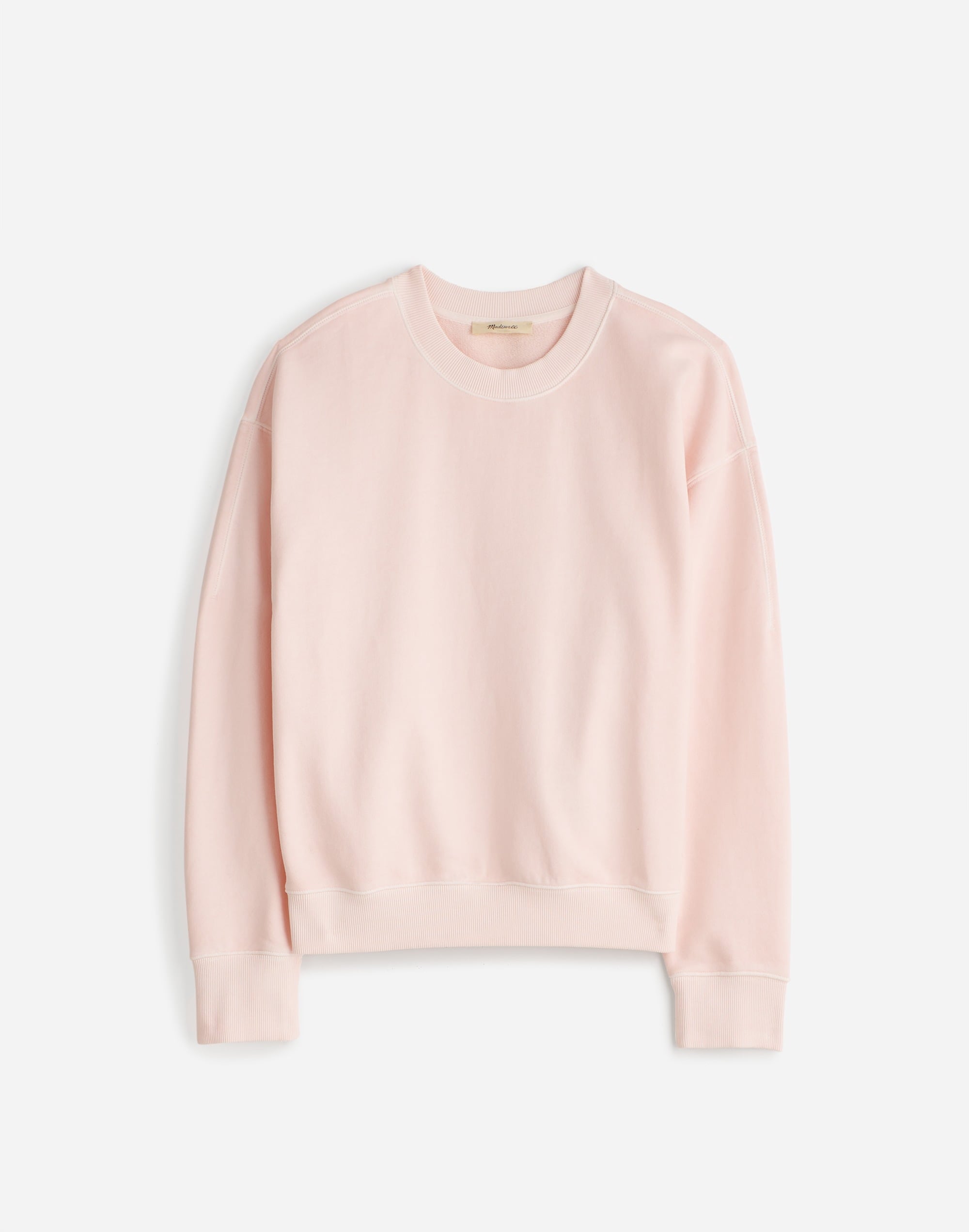 Mw Midweight Crewneck Sweatshirt In Weathered Pink