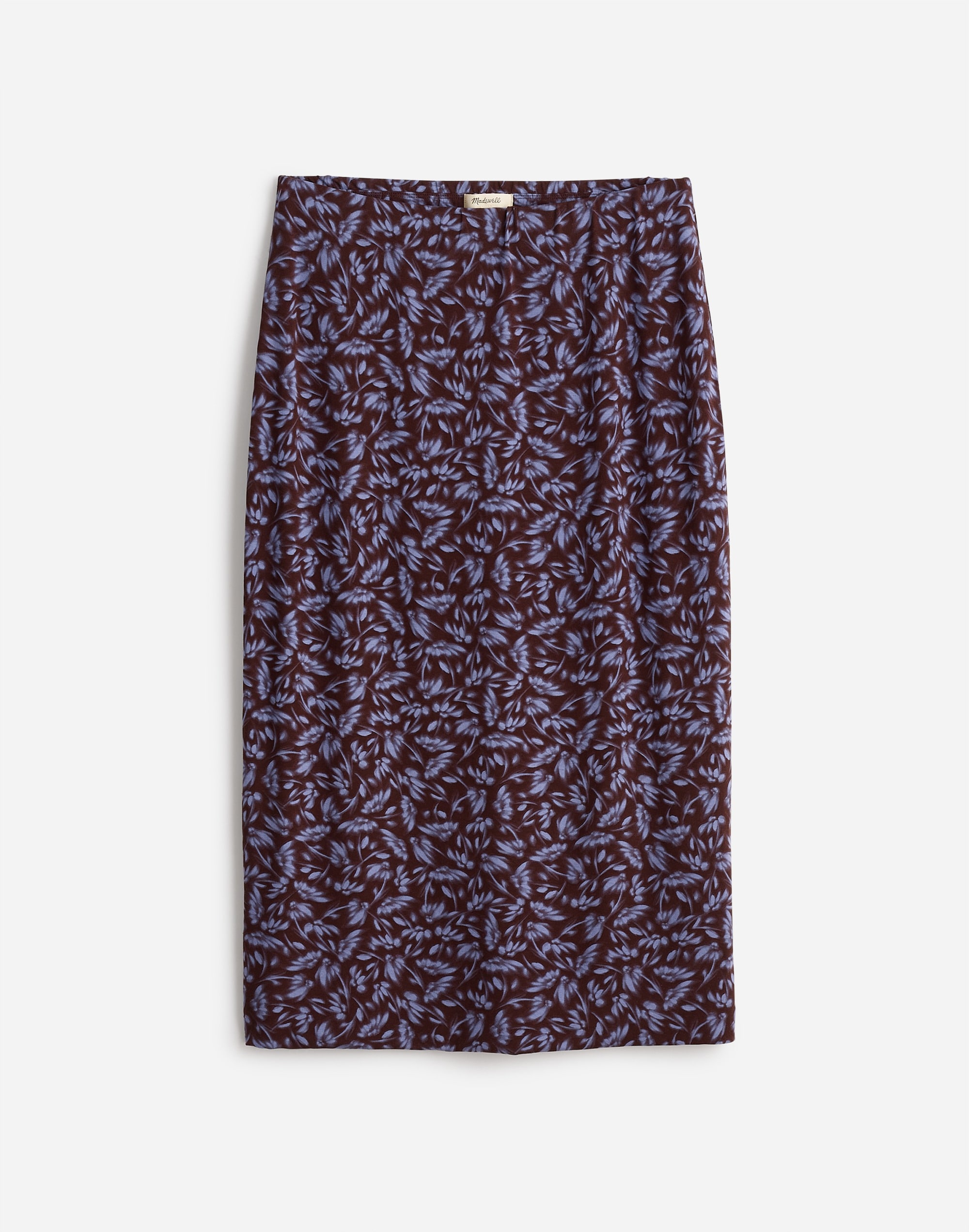 Drapey Pull-on Midi Skirt Floral | Madewell