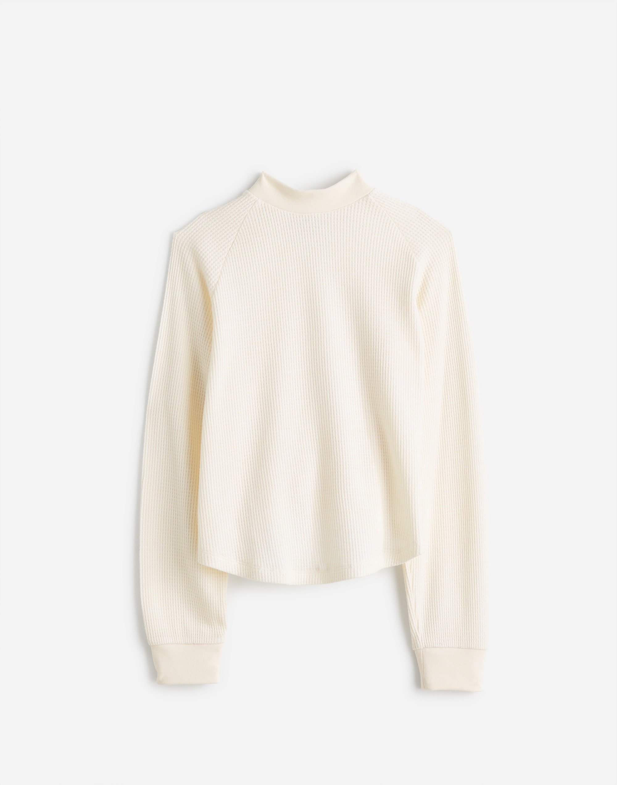 Waffle-Knit Long-Sleeve Crewneck Tee | Madewell