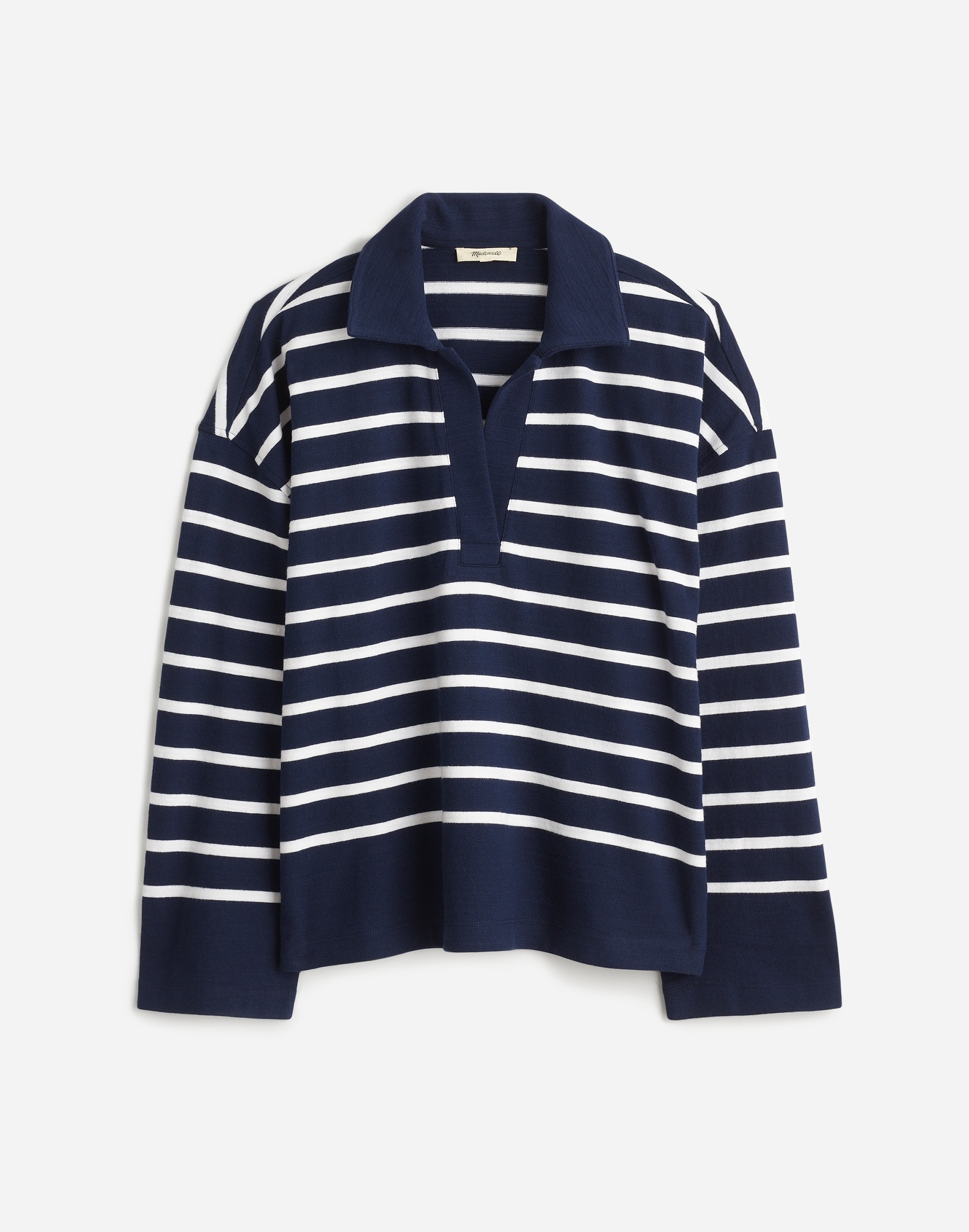 Plus Rugby Polo Tee Thin Stripe | Madewell