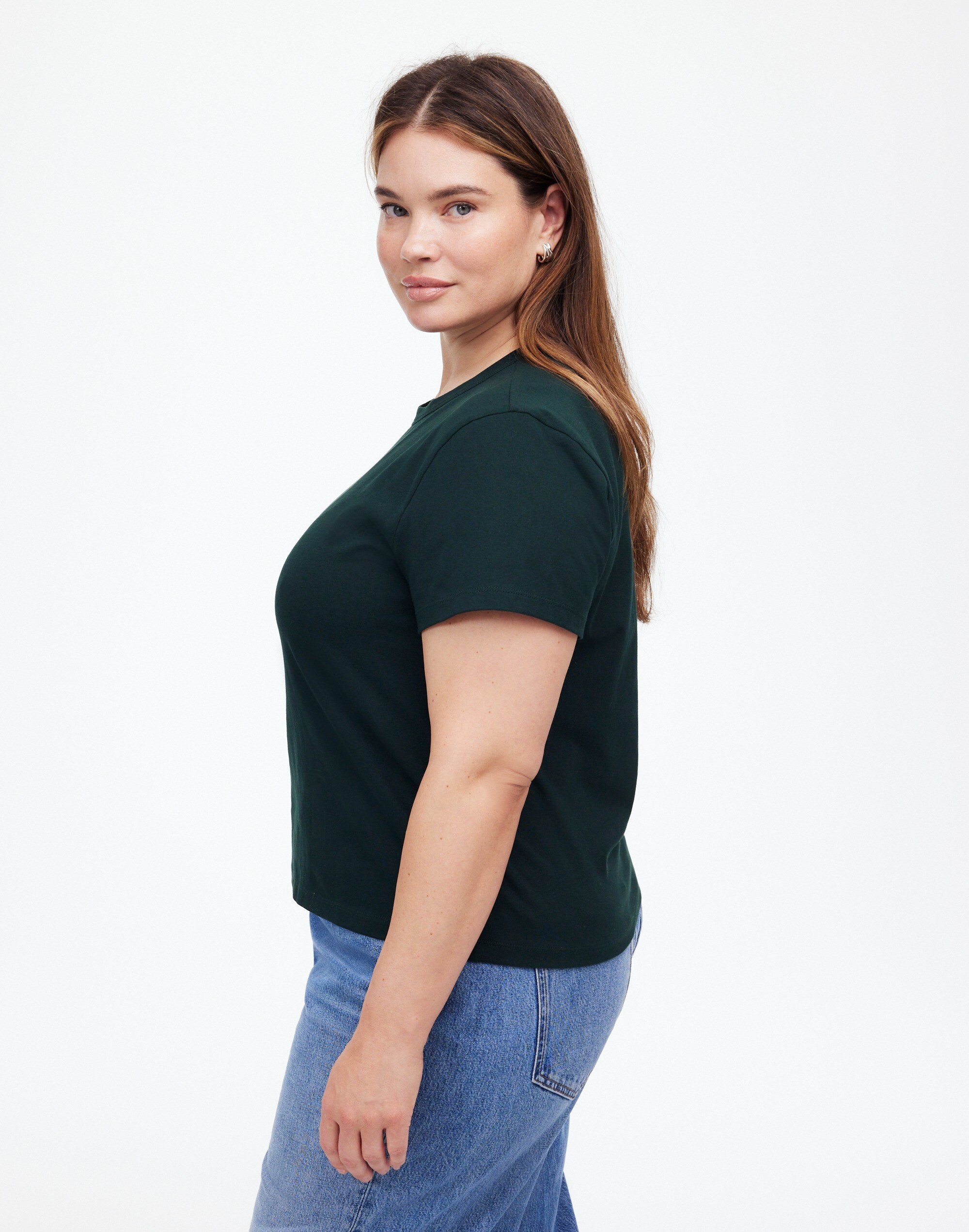 Plus Cotton Perfect Crewneck Tee | Madewell