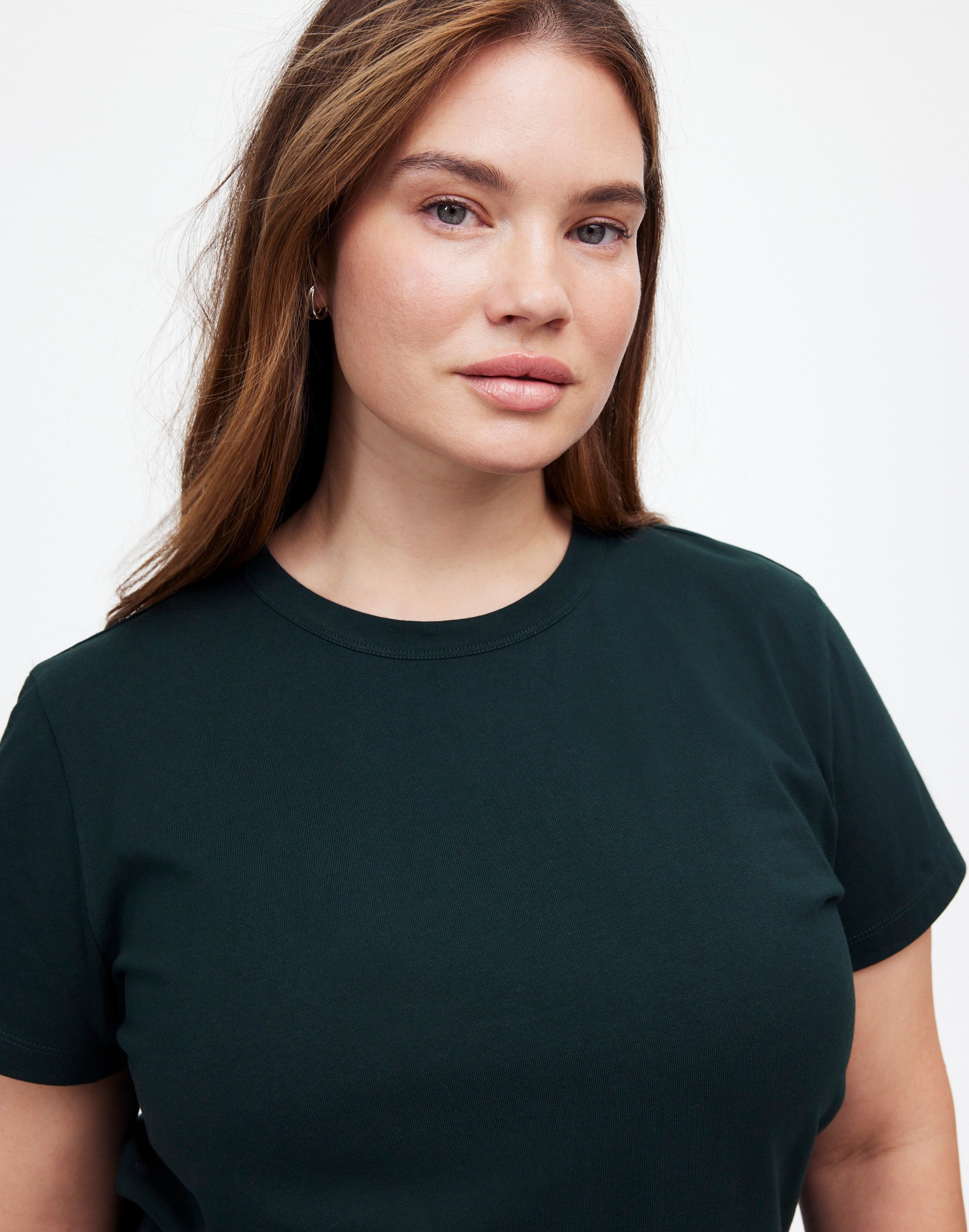 Plus Cotton Perfect Crewneck Tee | Madewell