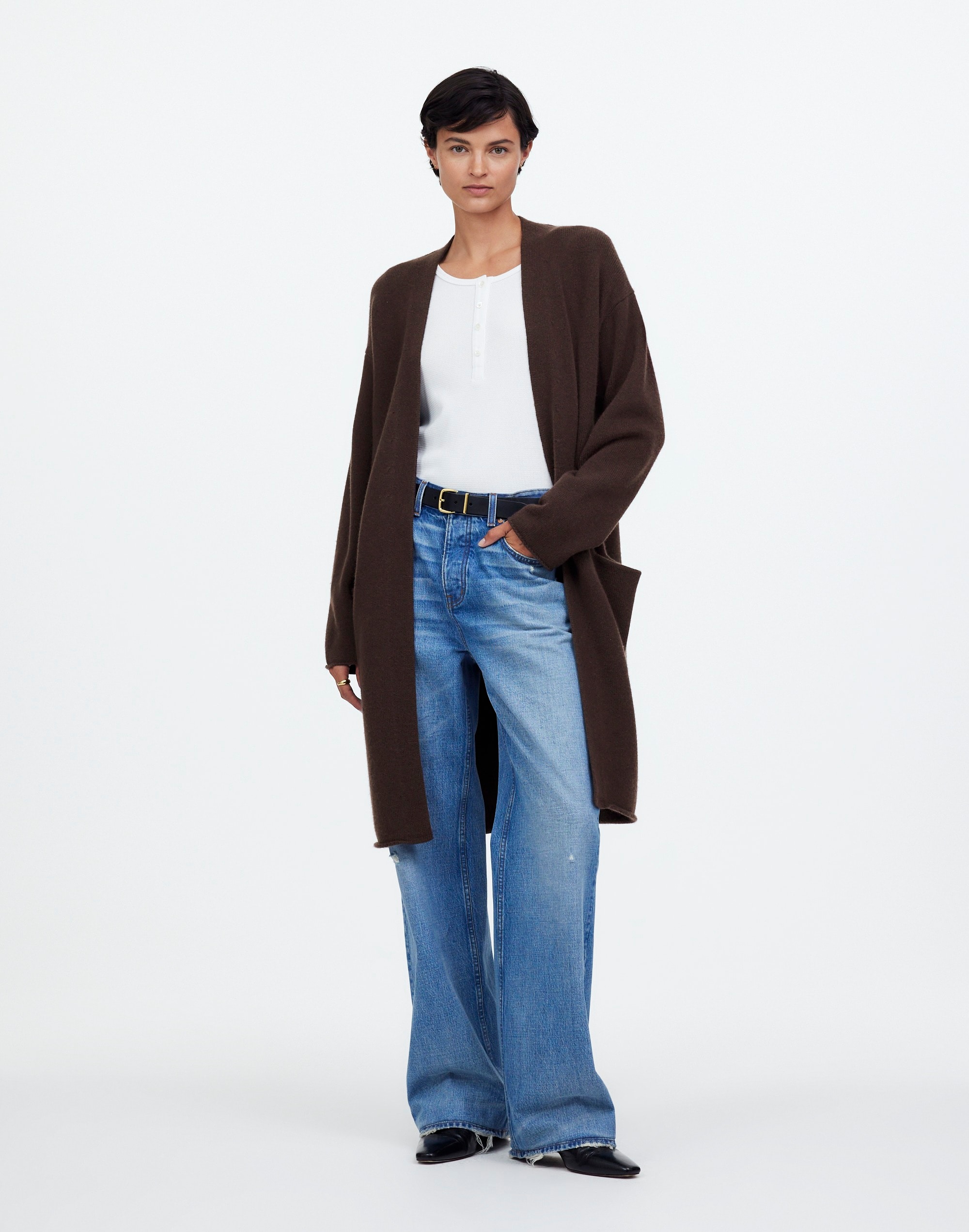 Wool-Blend Duster Cardigan Sweater | Madewell