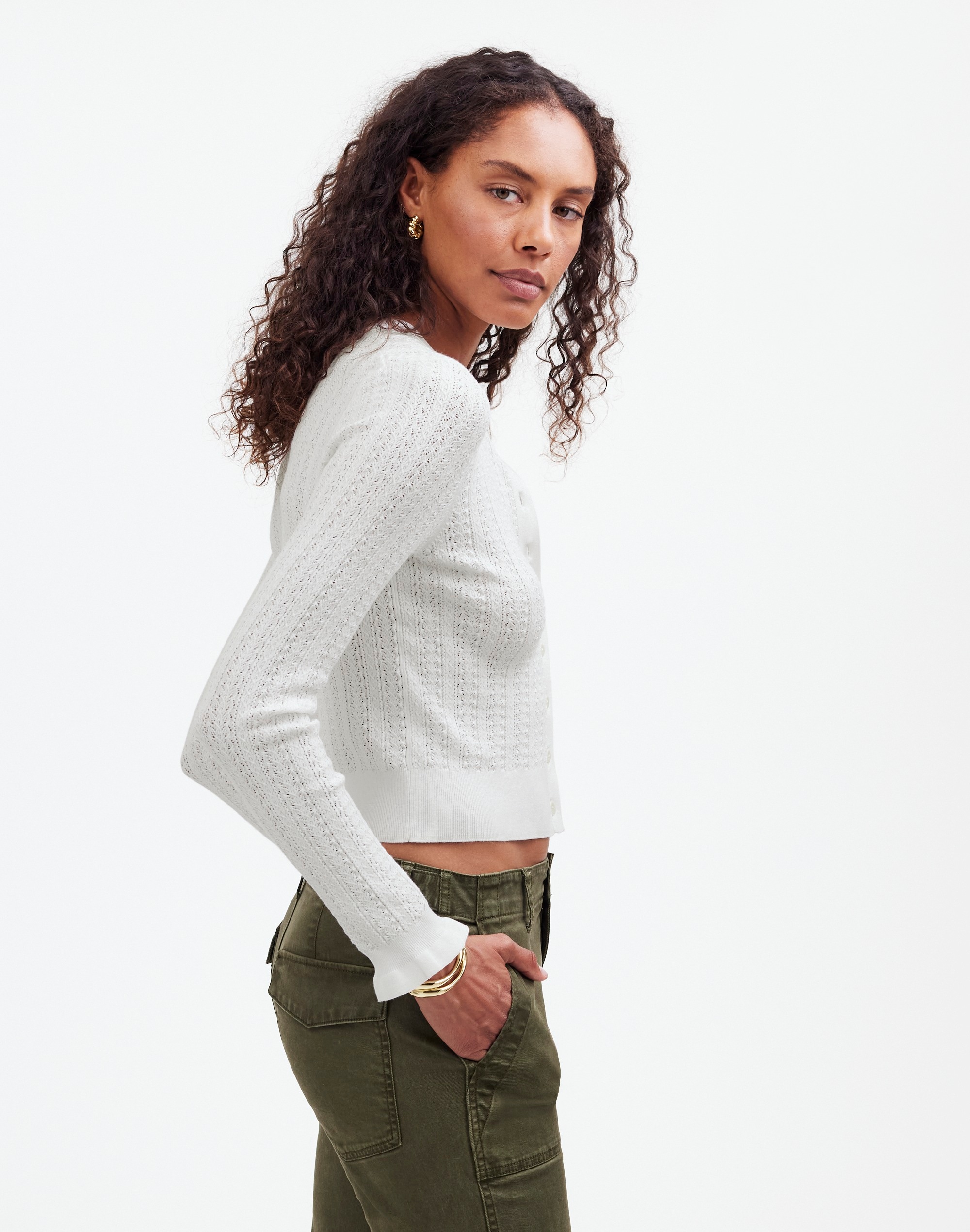 The Signature Open-Knit Cardigan | Madewell