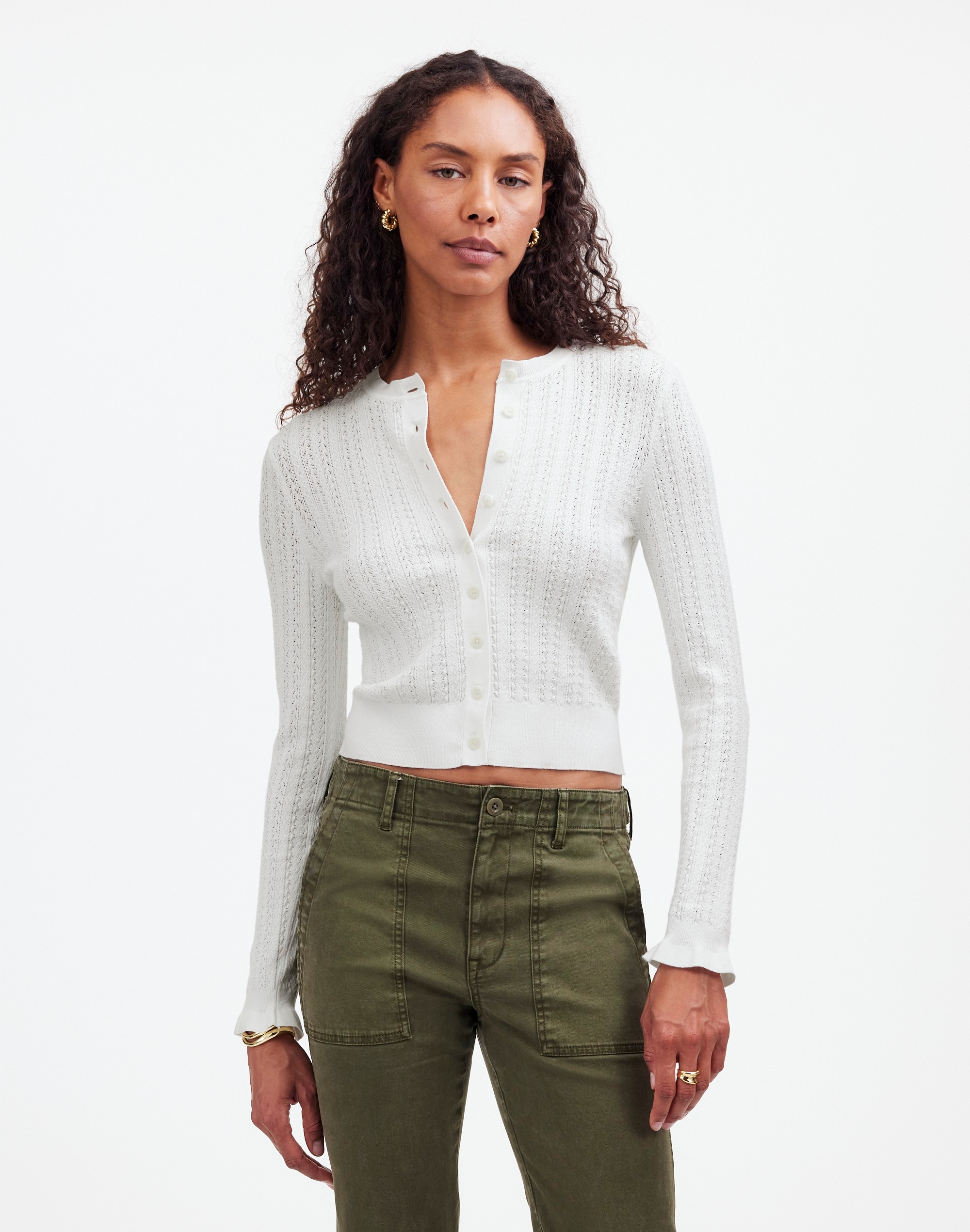 The Signature Open-Knit Cardigan | Madewell