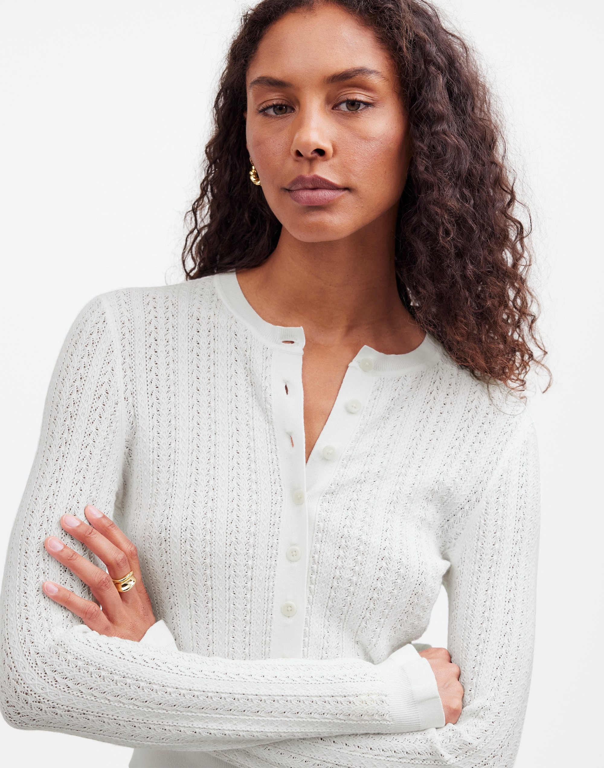 The Signature Open-Knit Cardigan | Madewell