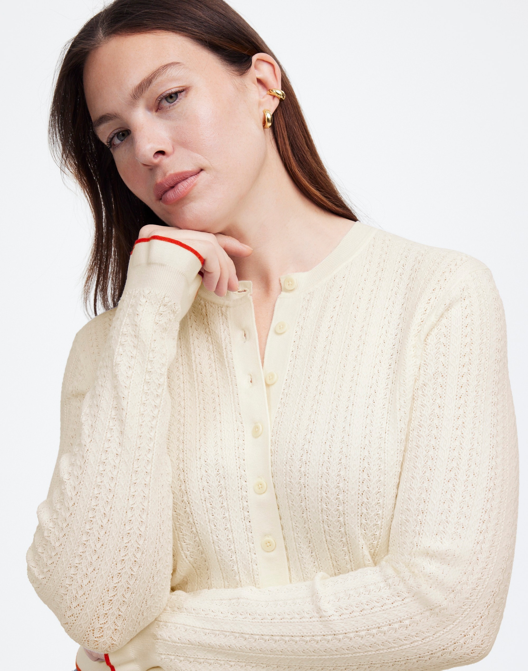 The Signature Open-Knit Cardigan | Madewell