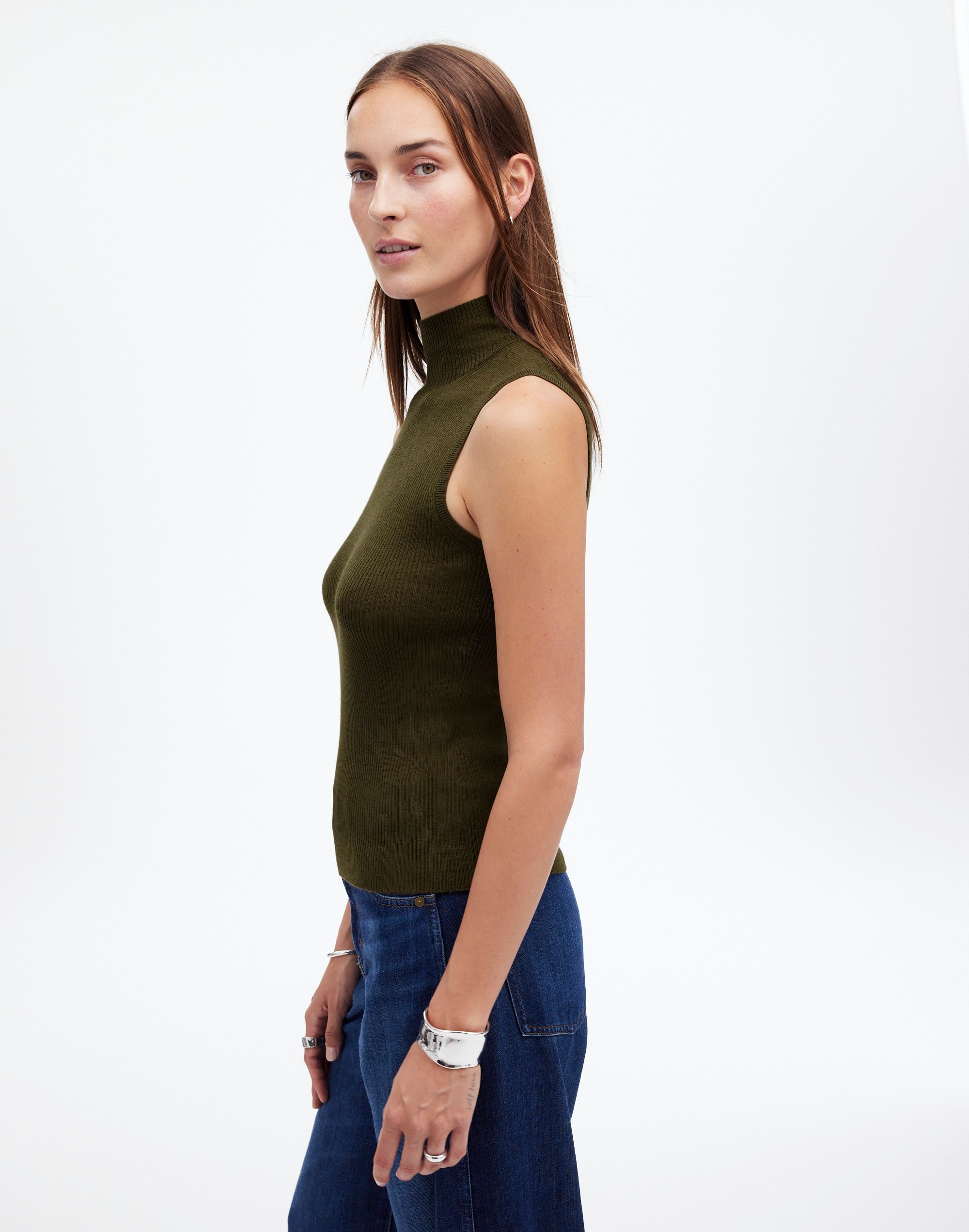 Merino Wool-Silk Sweater Tank | Madewell