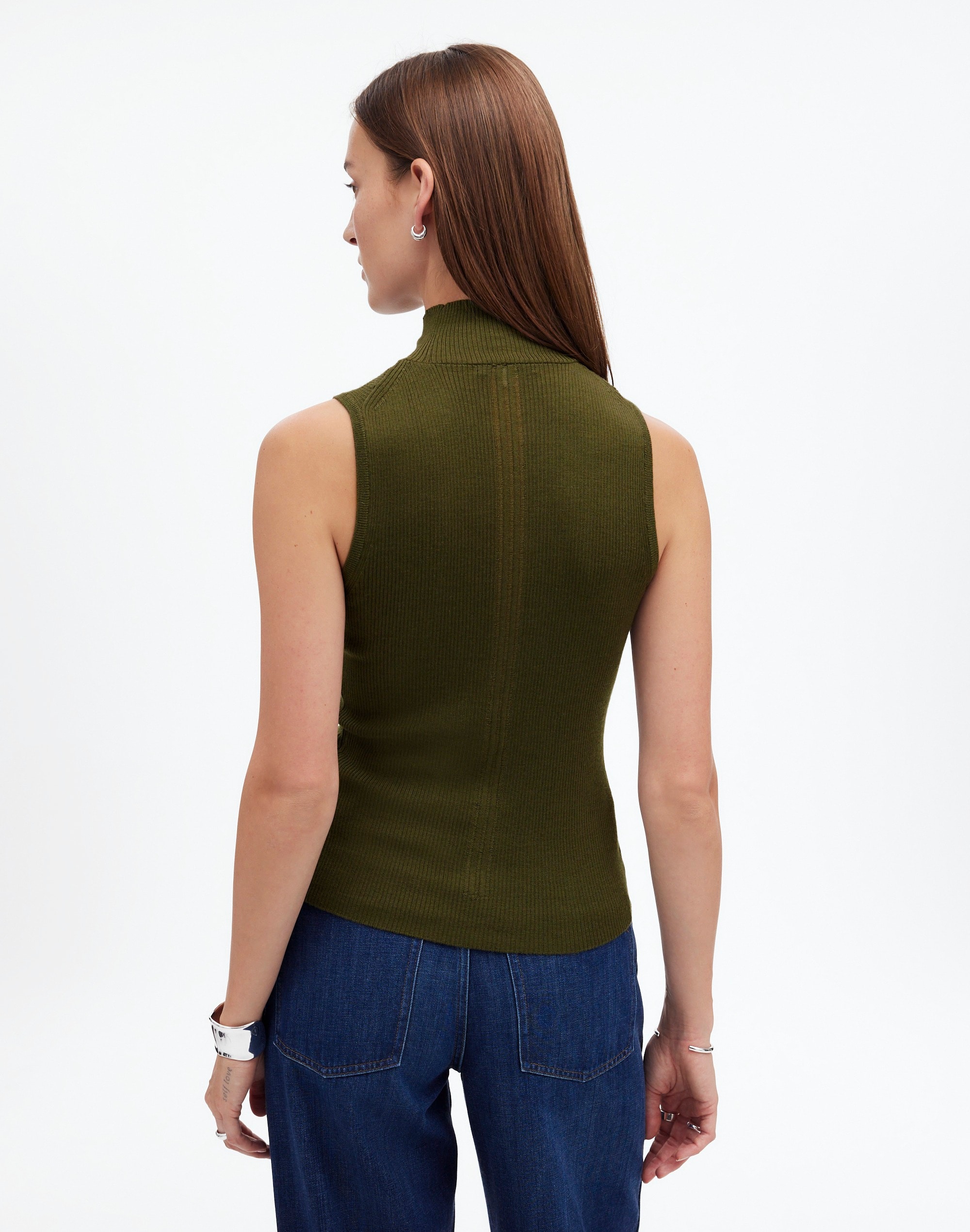 Merino Wool-Silk Sweater Tank | Madewell