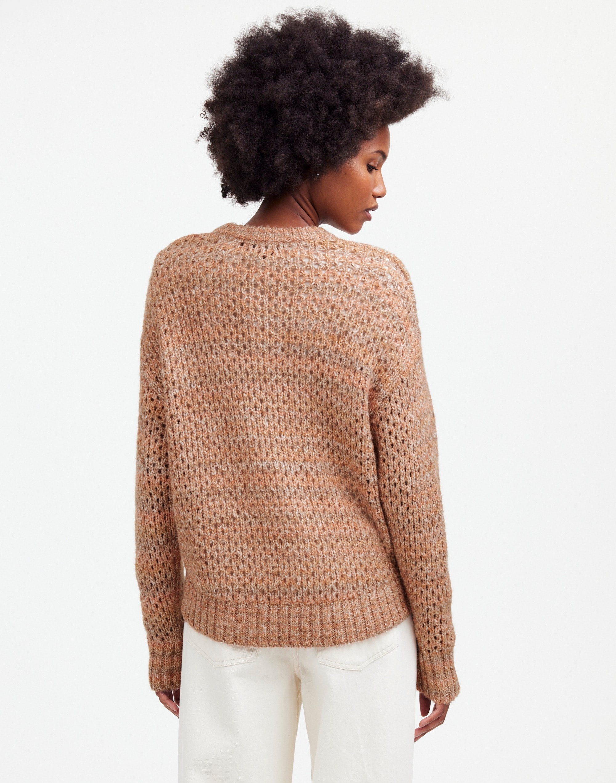 Space-Dyed Open-Knit Sweater | Madewell