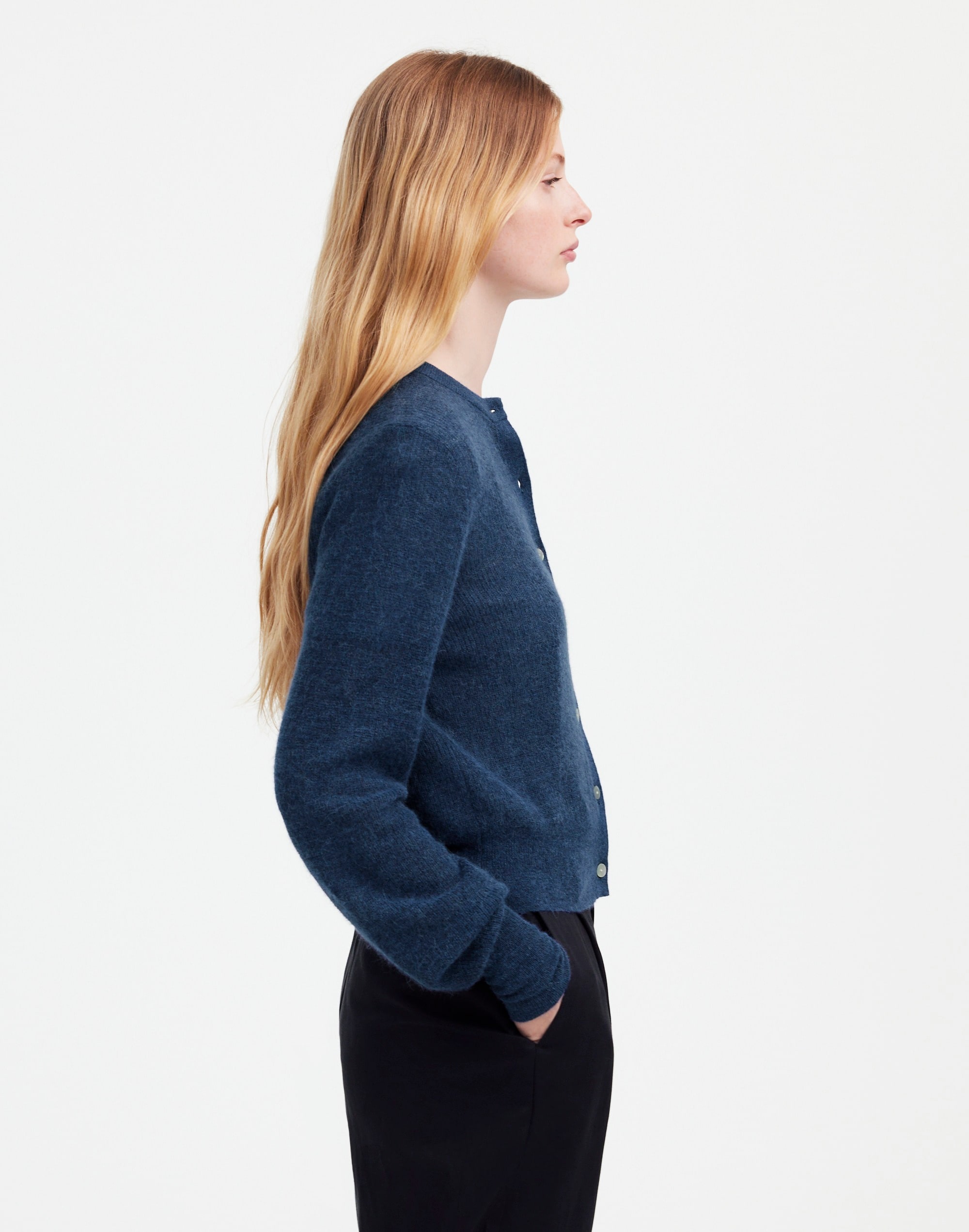 Ribbed Alpaca-Blend Cardigan Sweater | Madewell