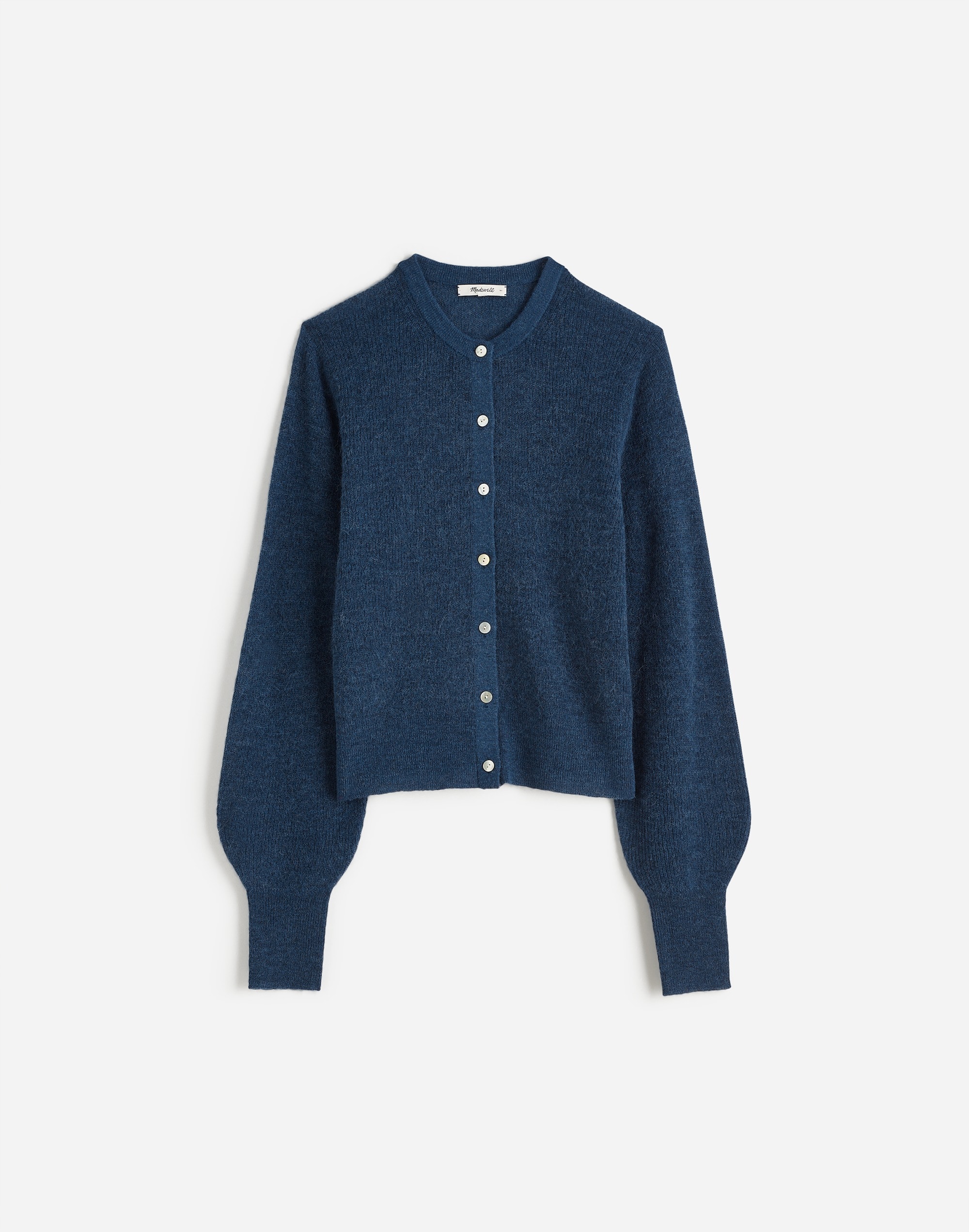 Ribbed Alpaca-Blend Cardigan Sweater | Madewell