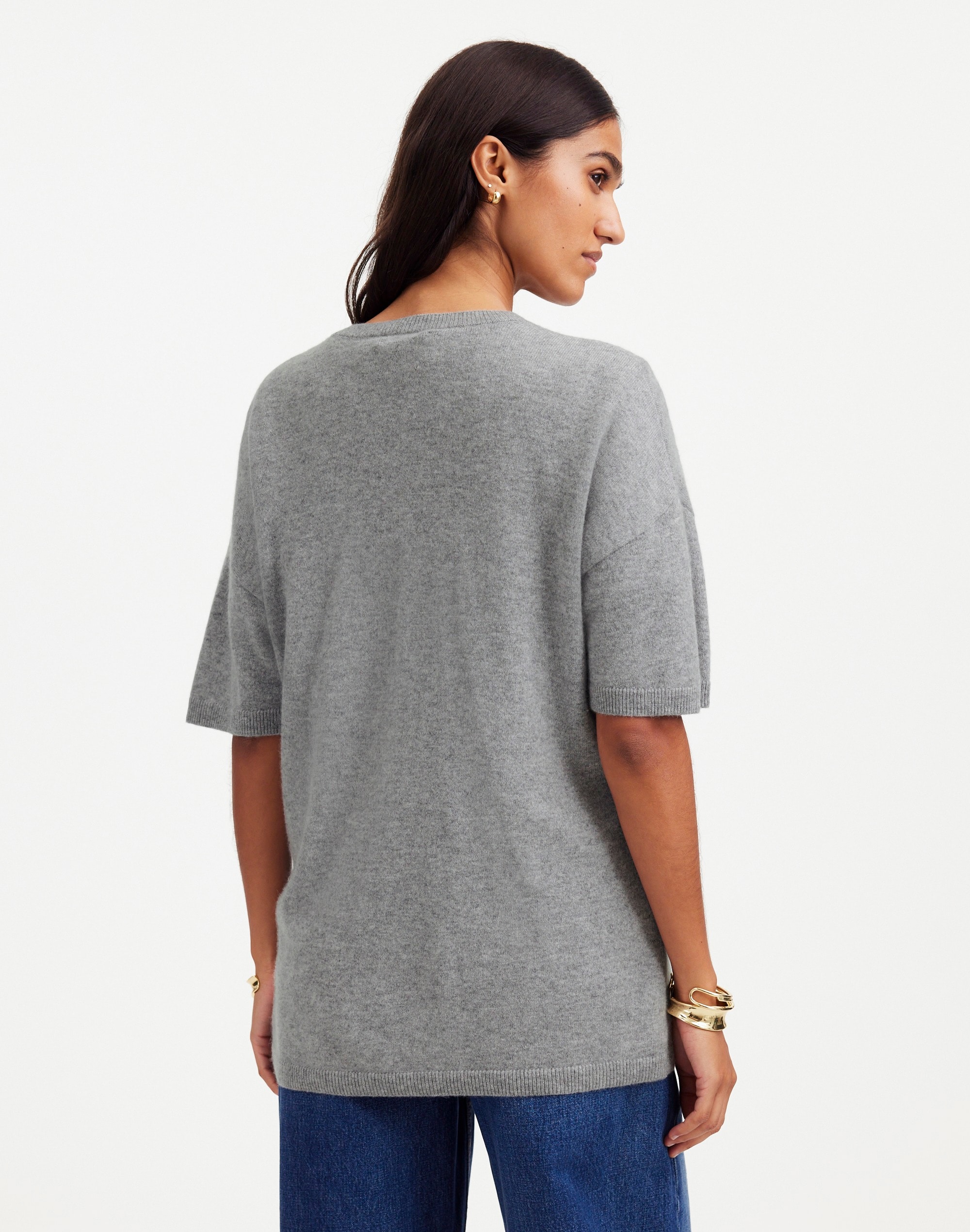 Cashmere Oversized Sweater Tee | Madewell