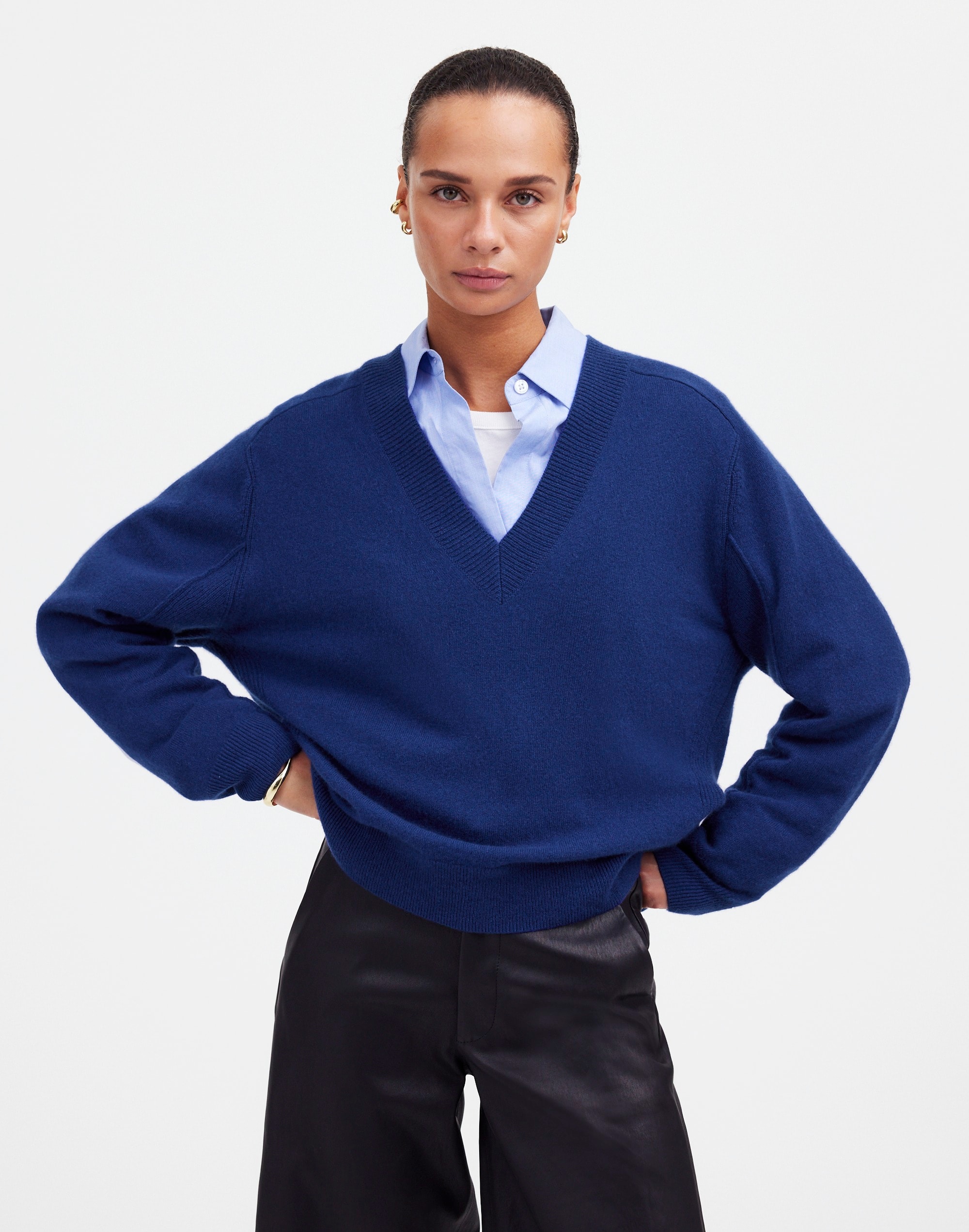 Cashmere V-Neck Sweater | Madewell