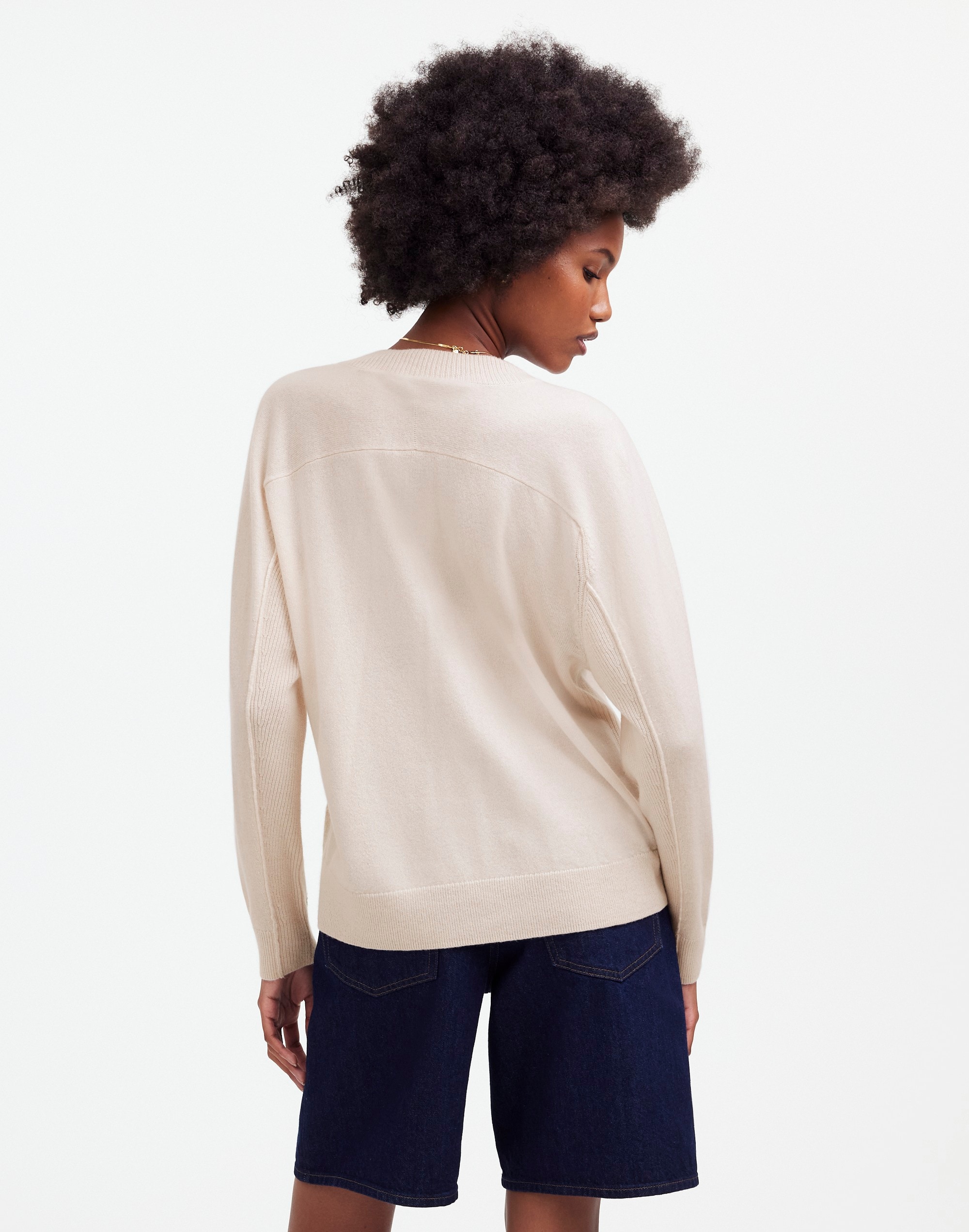 Cashmere V-Neck Sweater | Madewell