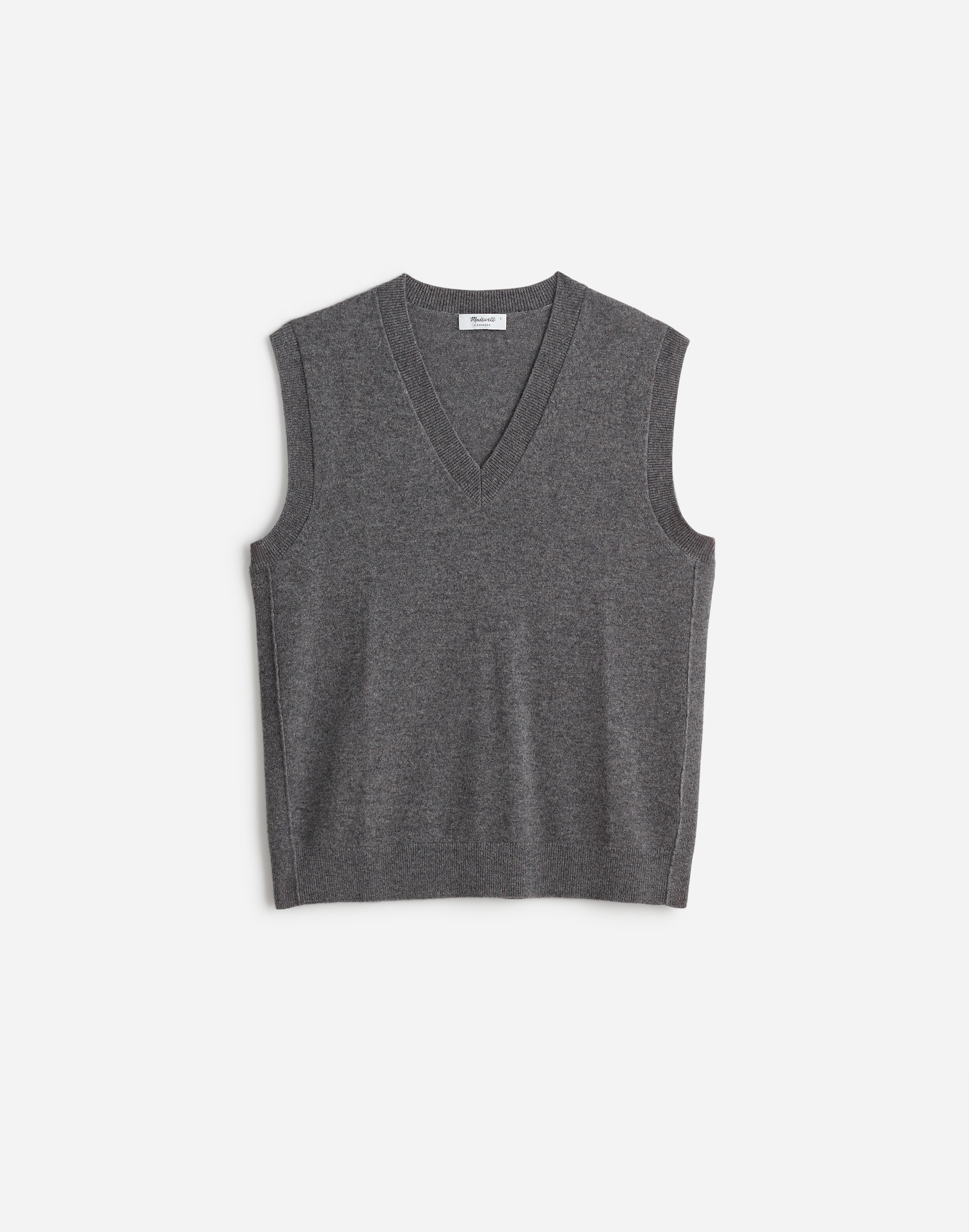 Cashmere V-Neck Sweater Vest | Madewell