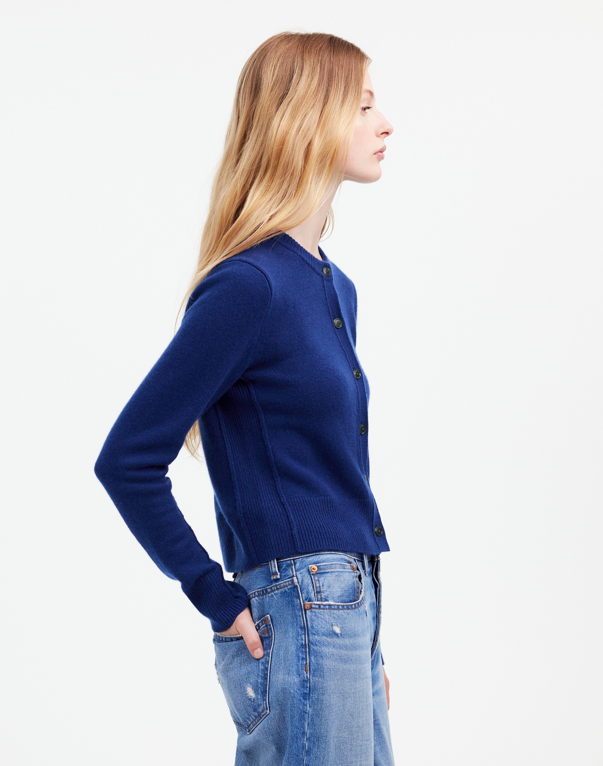 Cashmere Button-Front Cardigan Sweater | Madewell