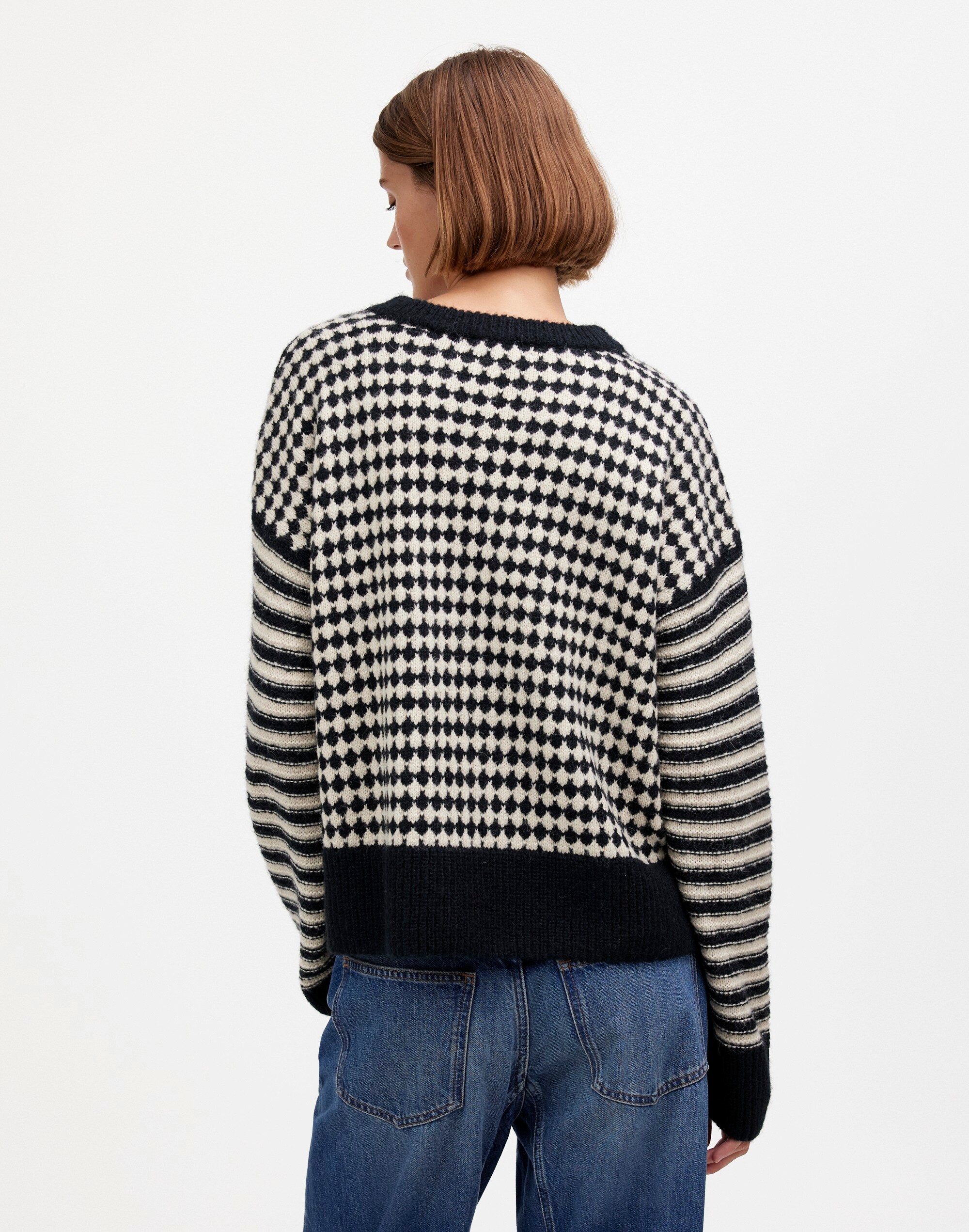 Raglan Pullover Sweater Mixed Stripe | Madewell