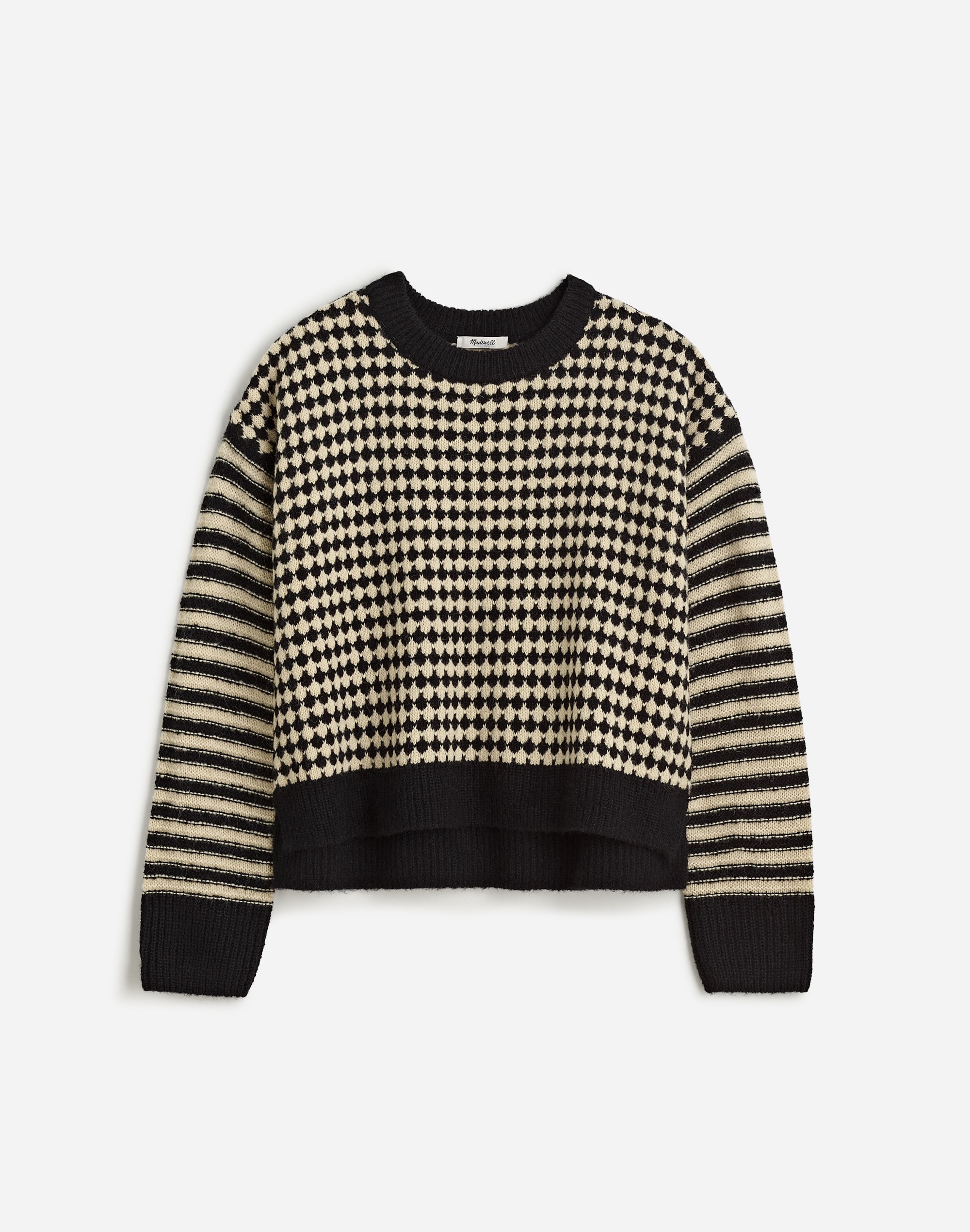 Raglan Pullover Sweater Mixed Stripe | Madewell