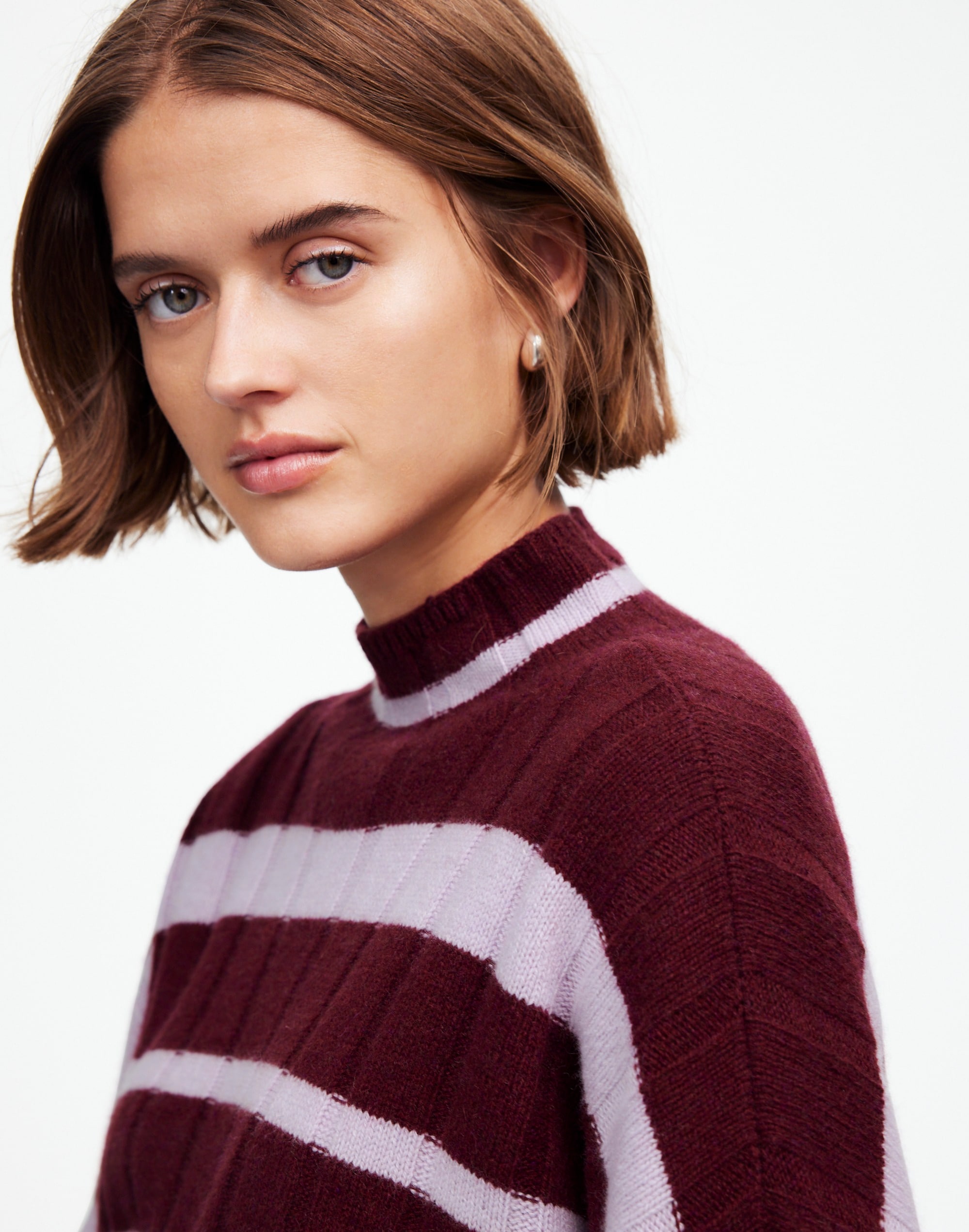 Ribbed Cashmere-Wool Blend Pullover Sweater | Madewell