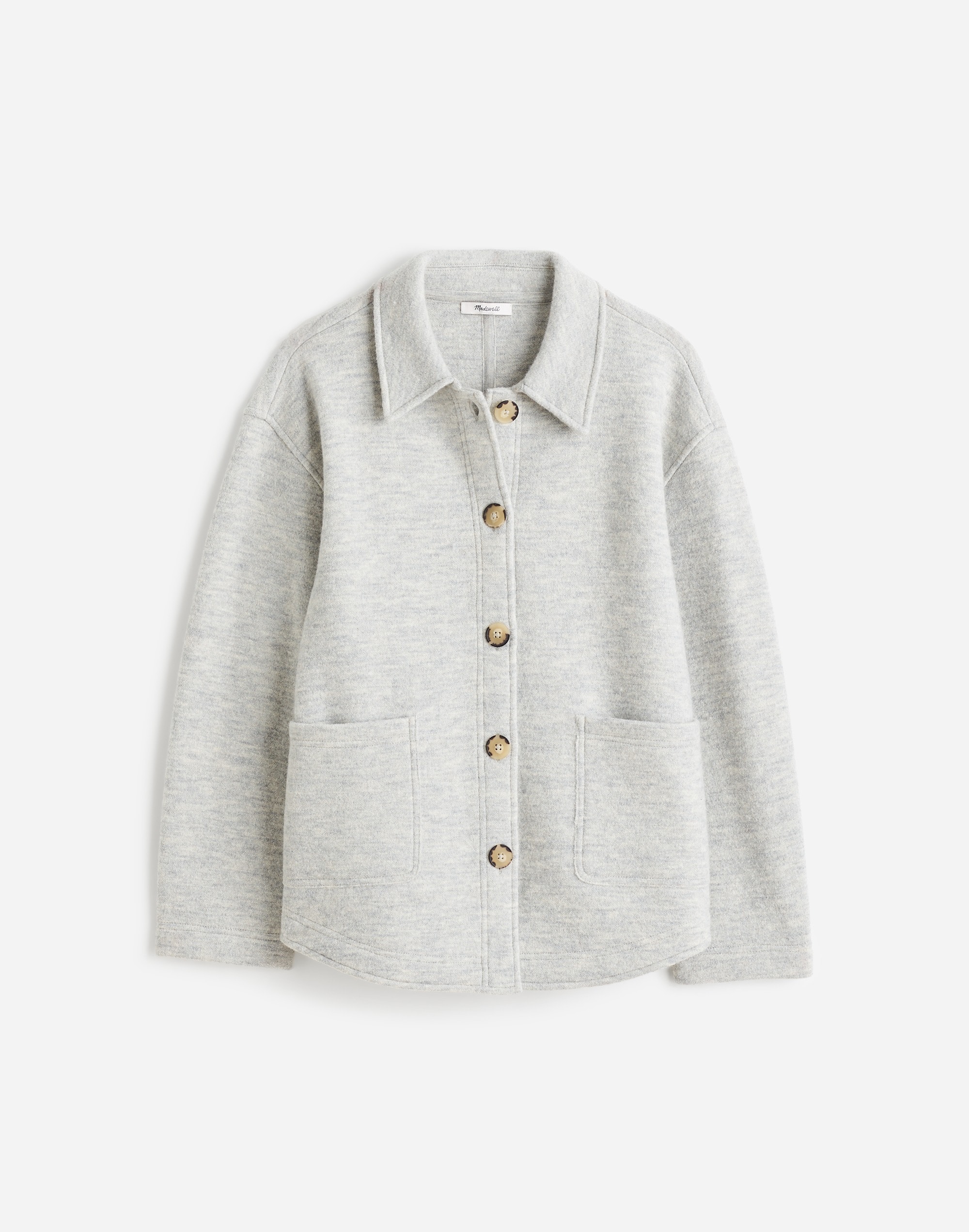 Boiled Wool Sweater Shirt Jacket | Madewell