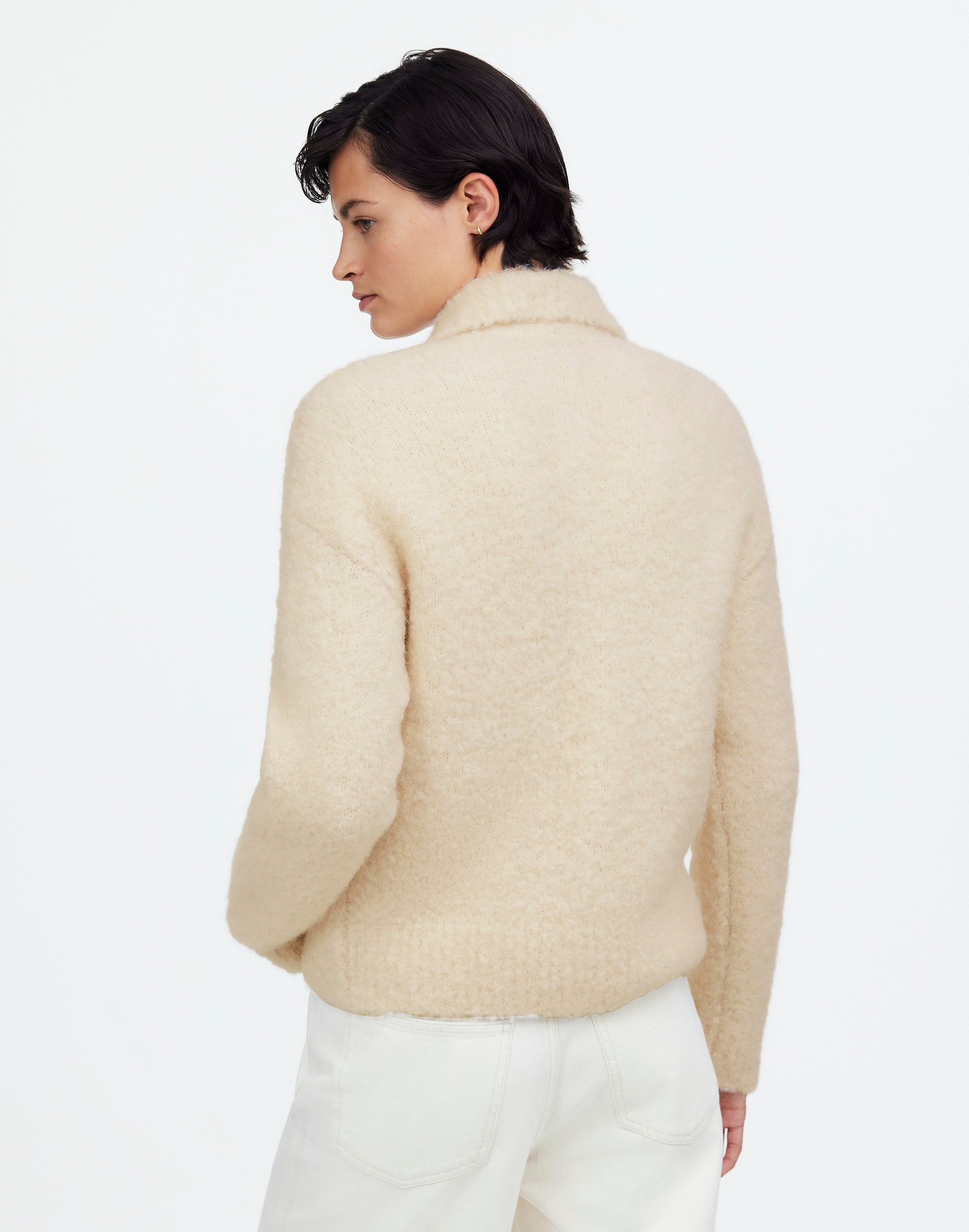 Bouclé-Knit Sweater Jacket | Madewell