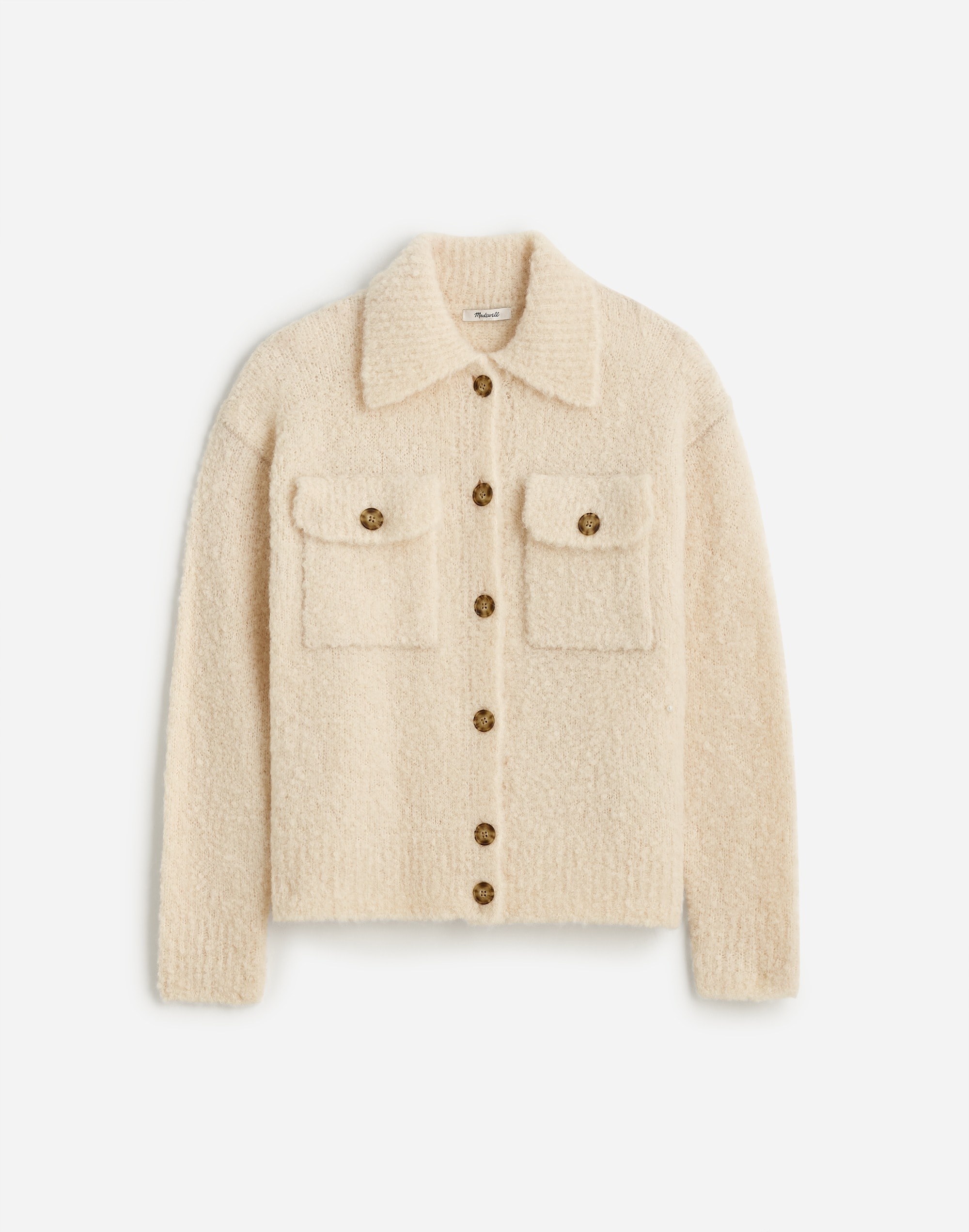 Bouclé-Knit Sweater Jacket | Madewell