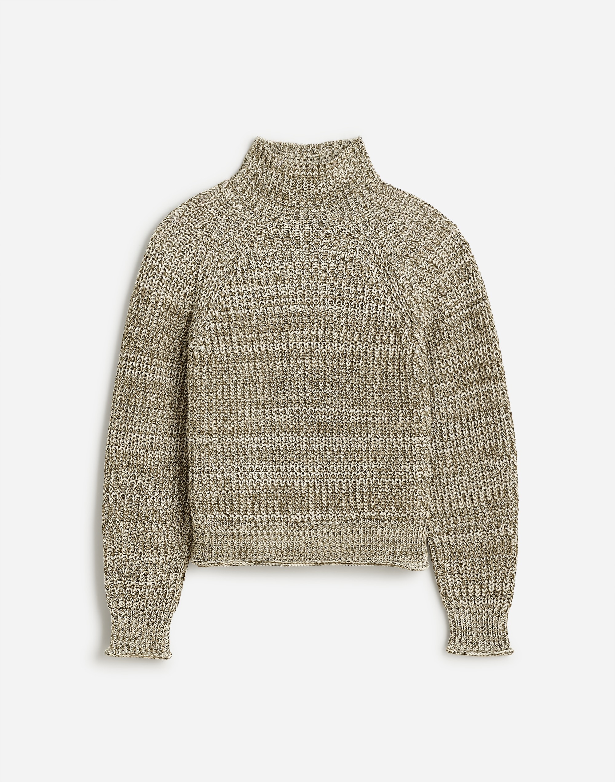 Marled Cotton Mockneck Sweater | Madewell