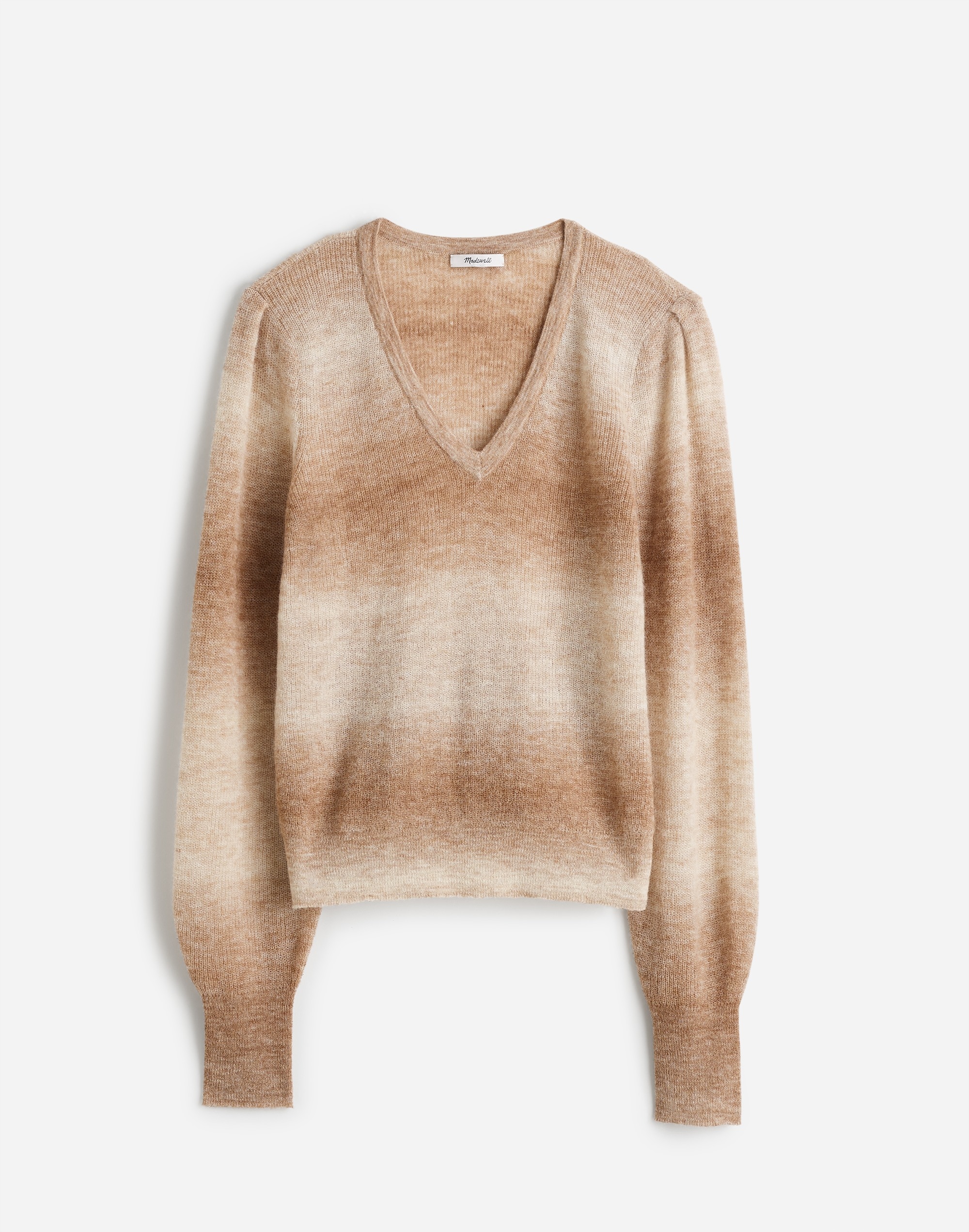 Alpaca-Blend Deep V-Neck Sweater | Madewell