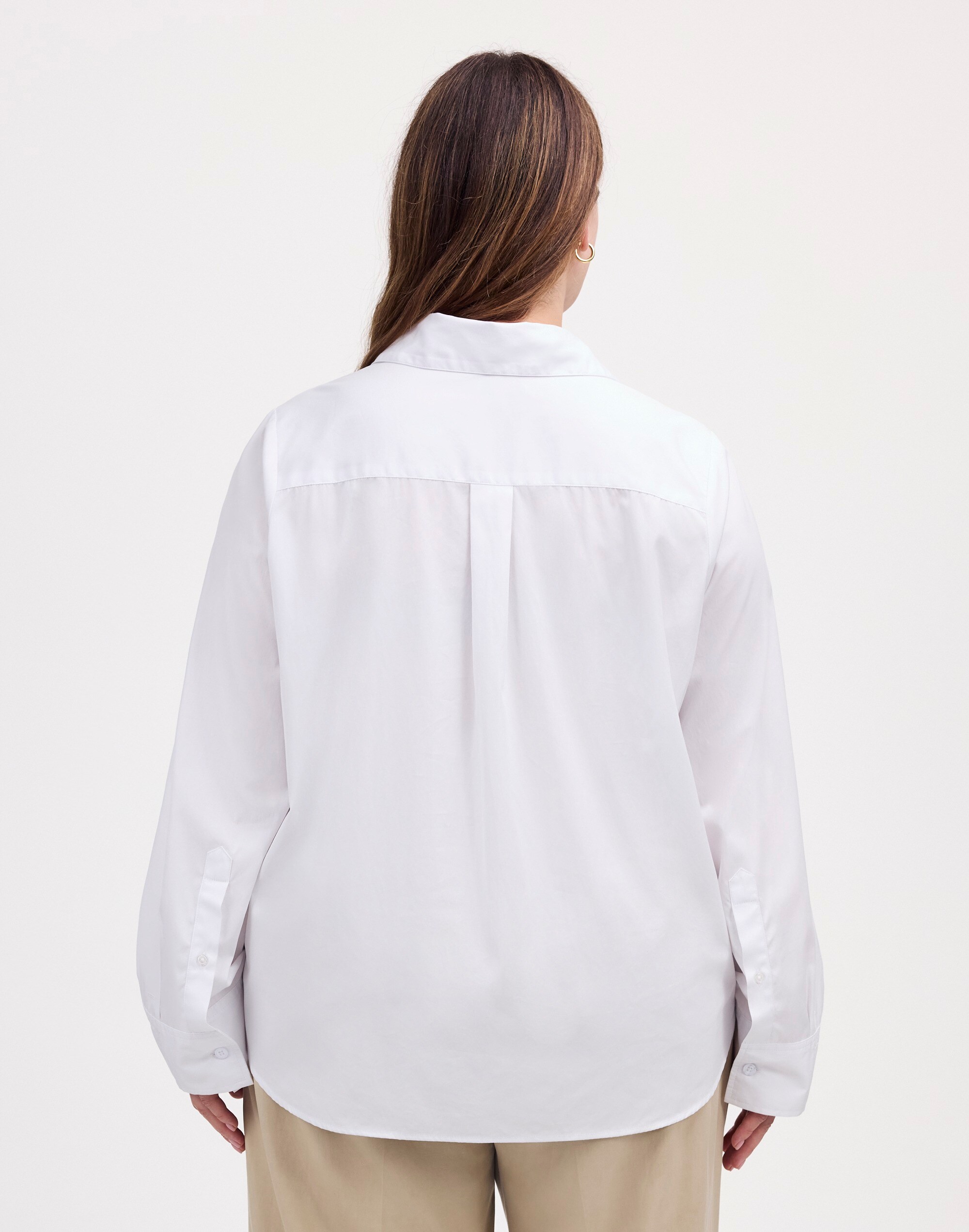 Plus Easy Y-Neck Button-Up Shirt | Madewell